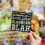 Peter Tunney Blah Blah Blah Green Magnet - Wynwood Walls Shop