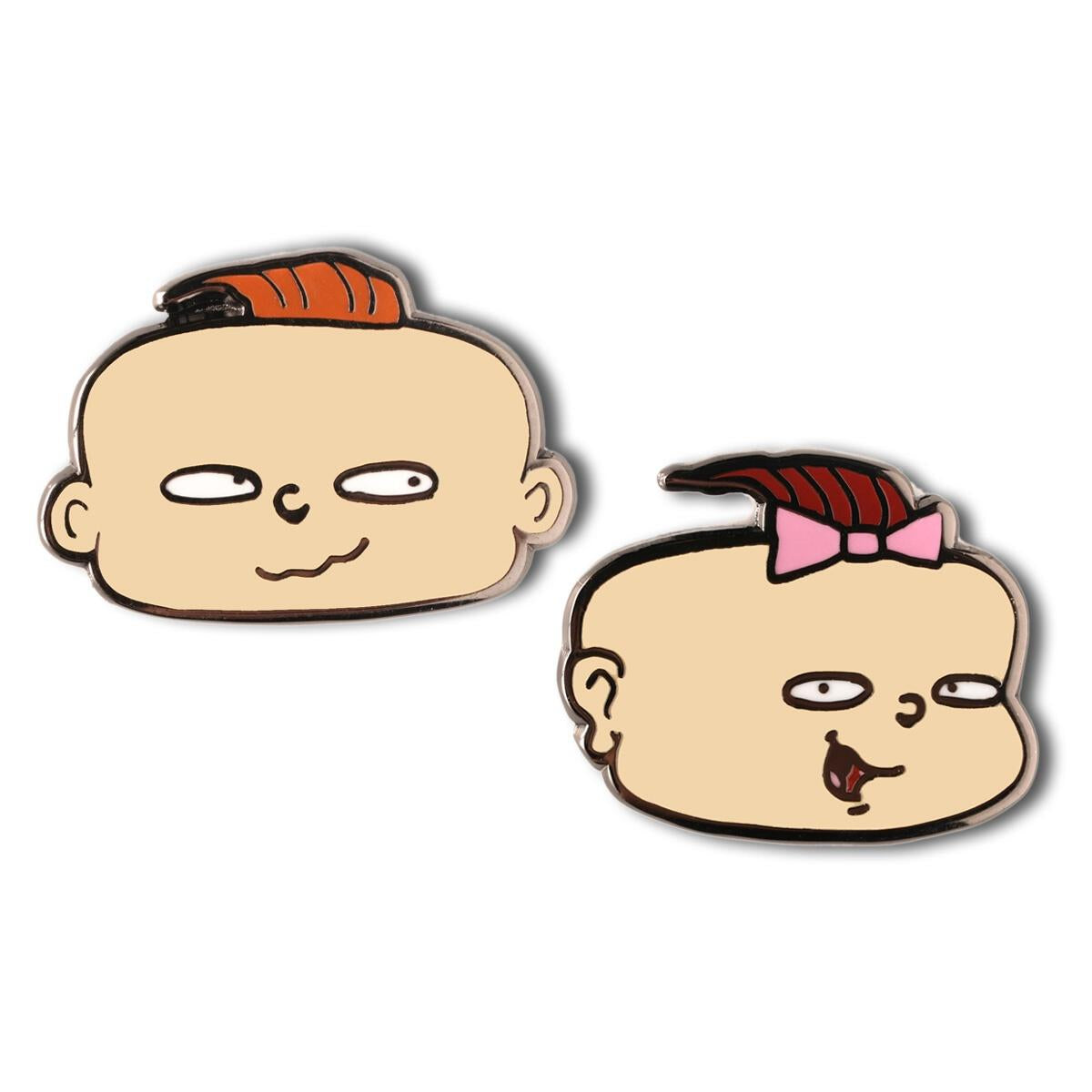 Rugrats PHIL & LIL HEAD Pin Main image