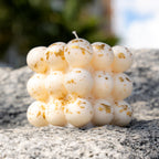 The Bold Gold Splattered Candle - Wynwood Walls Shop