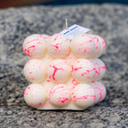 The Bold Pink Splattered Candle - Wynwood Walls Shop