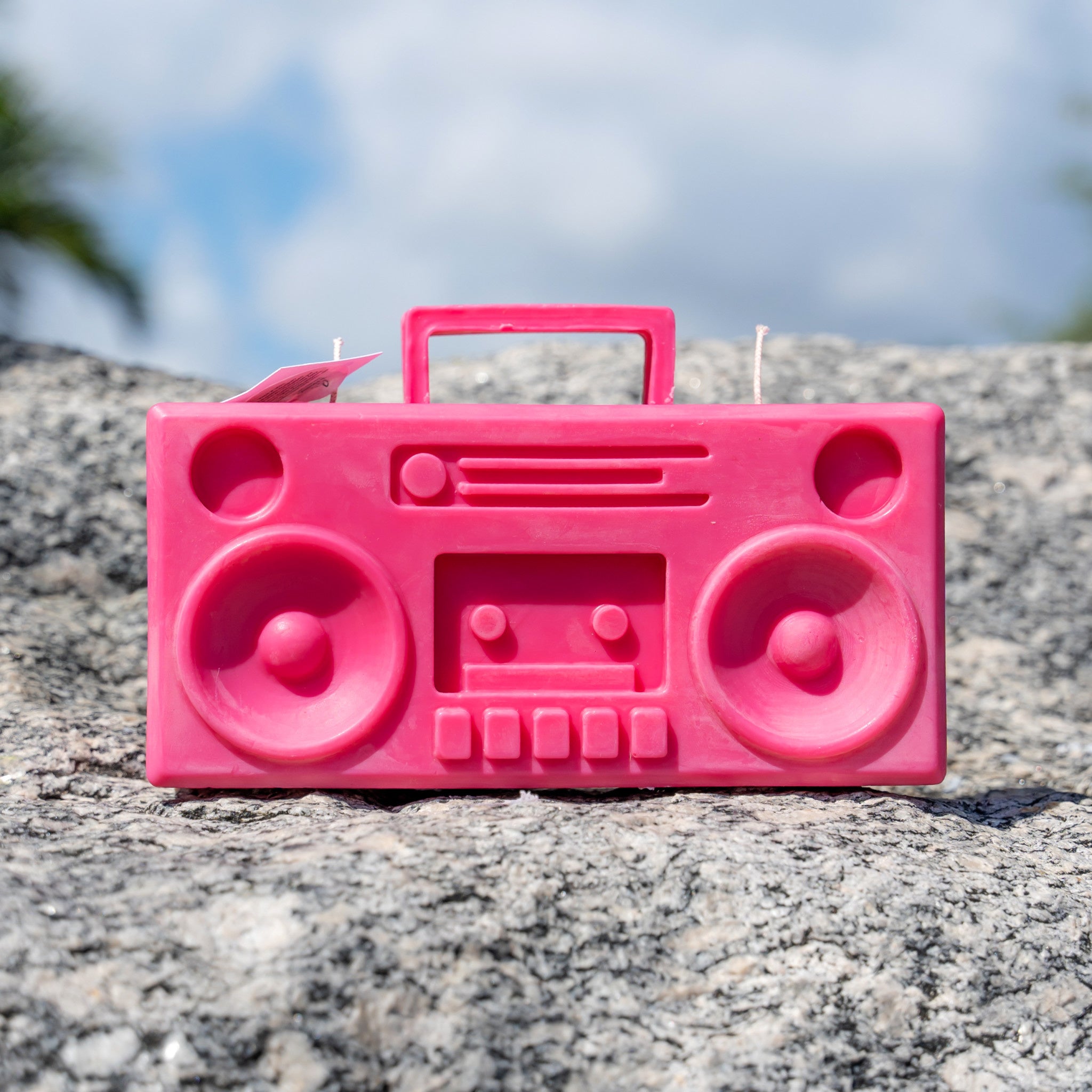 Boom Box Magenta Candle Secondary image