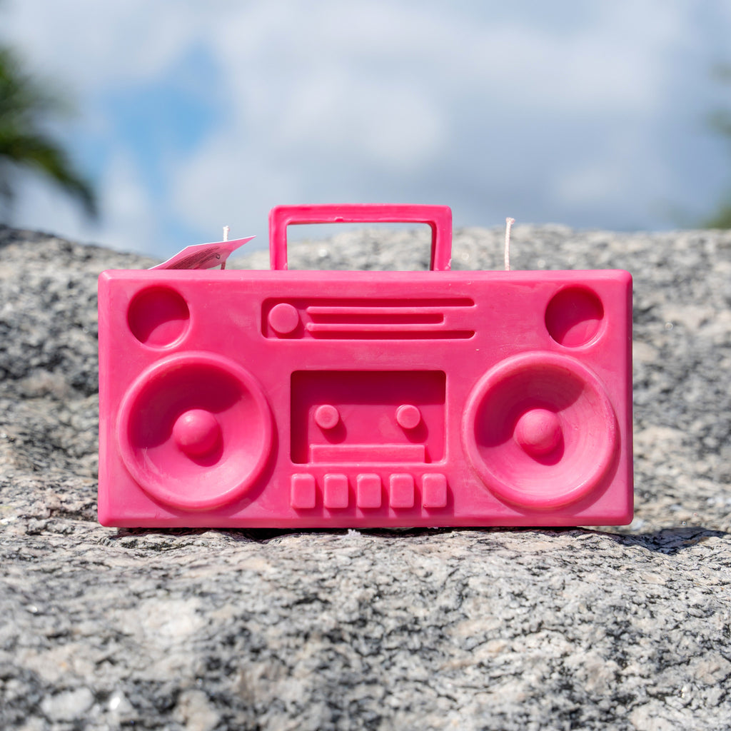Boom Box Magenta Candle - Wynwood Walls Shop