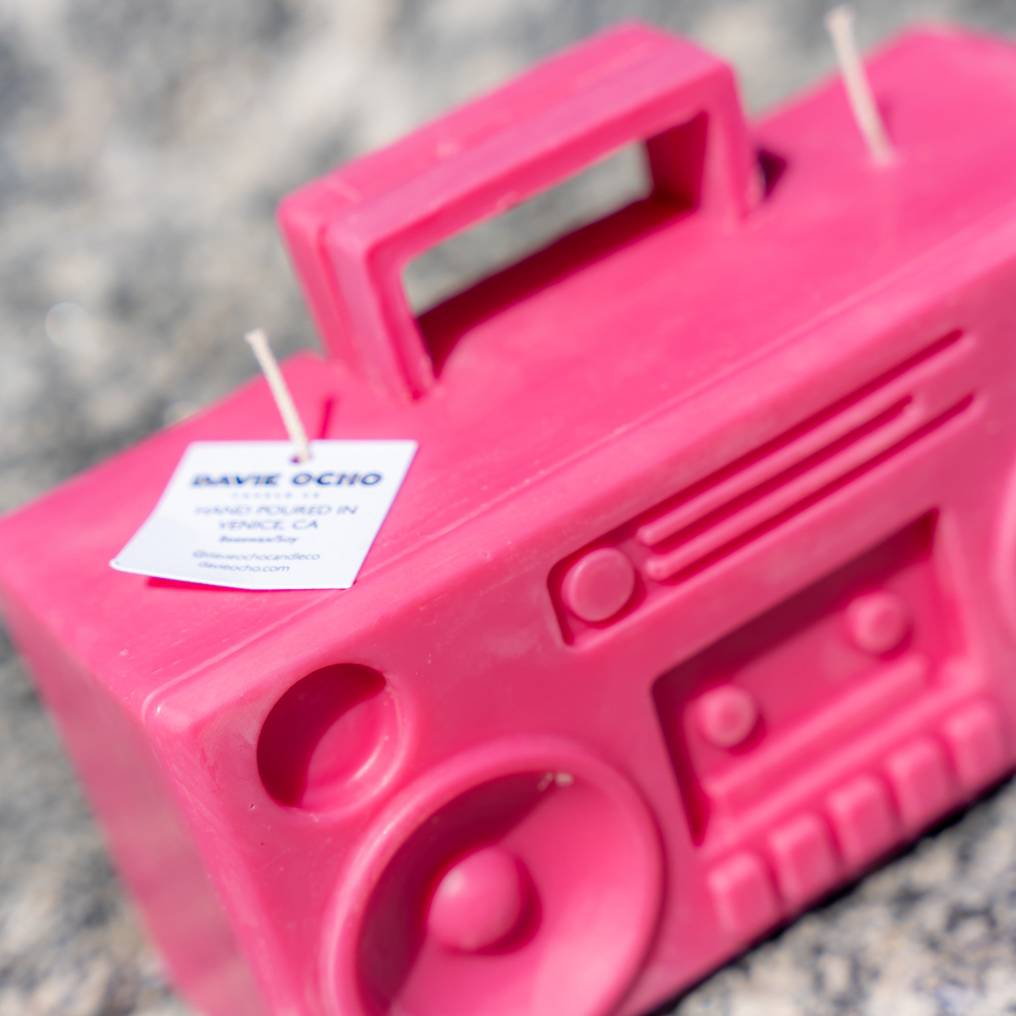 Boom Box Magenta Candle - Wynwood Walls Shop