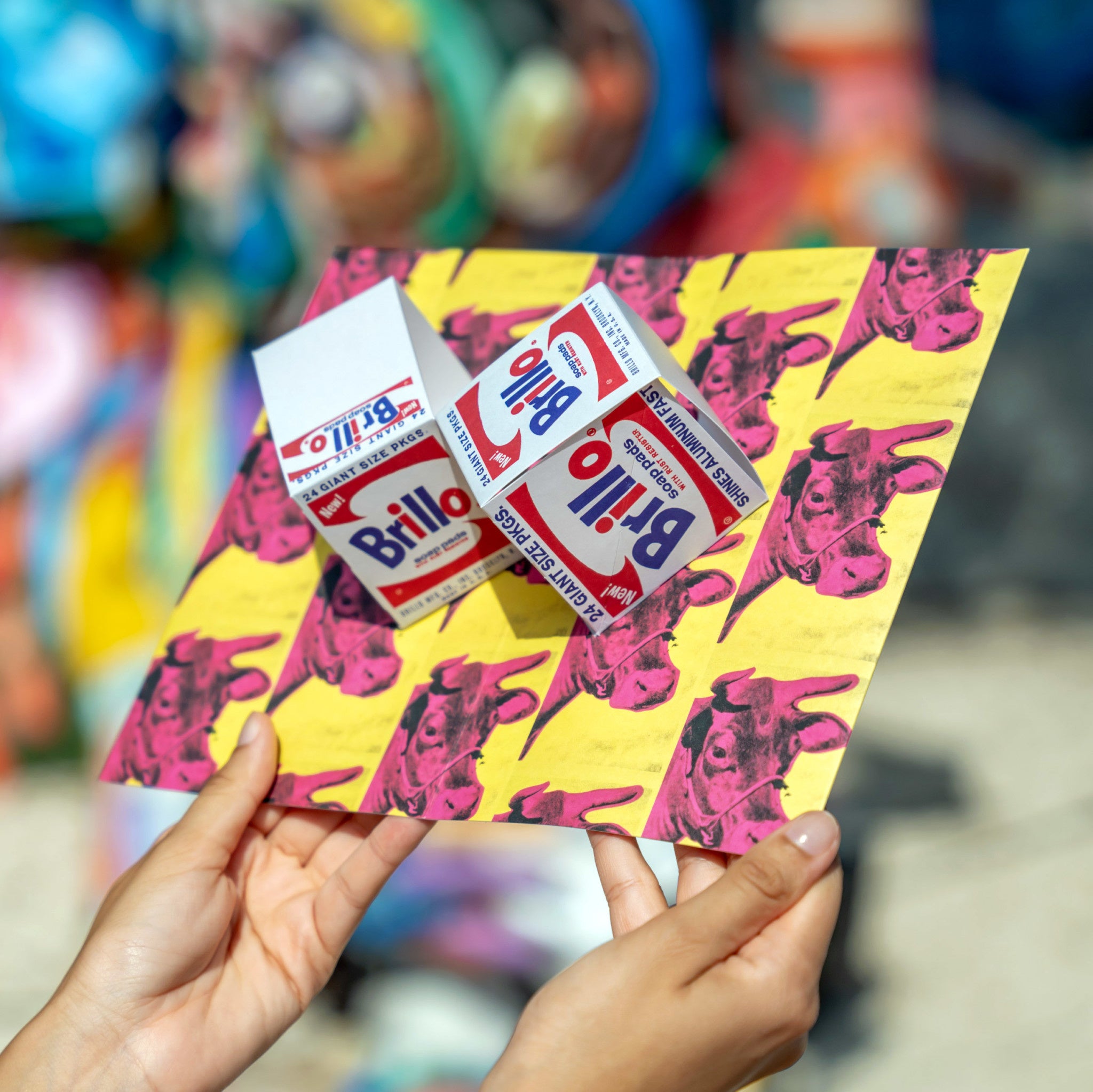 Andy Warhol BRILLO BOXES Pop Up Card - Wynwood Walls Shop