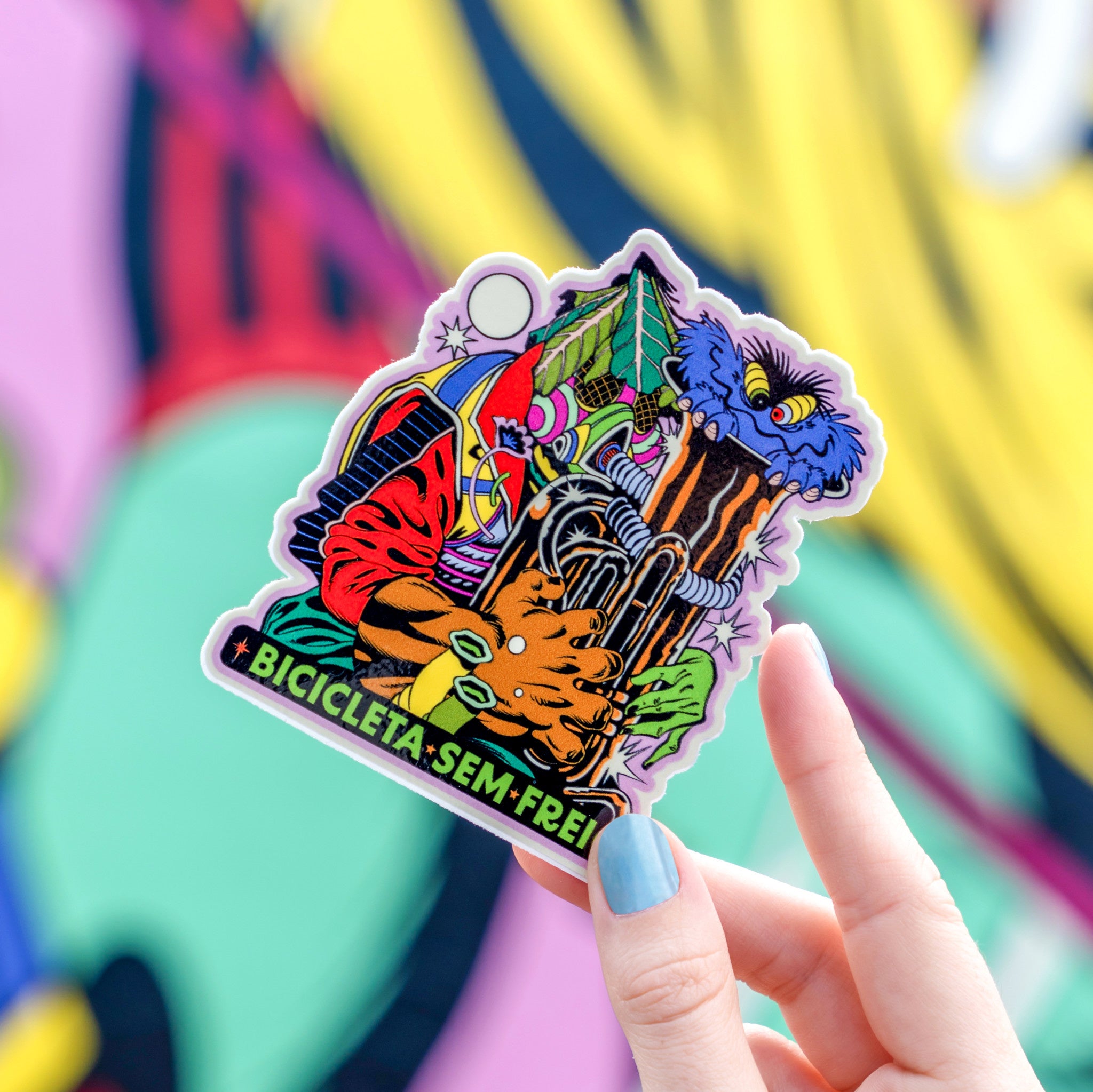 Bicicleta Sem Freio THE REHEARSAL Sticker Pack - Wynwood Walls Shop