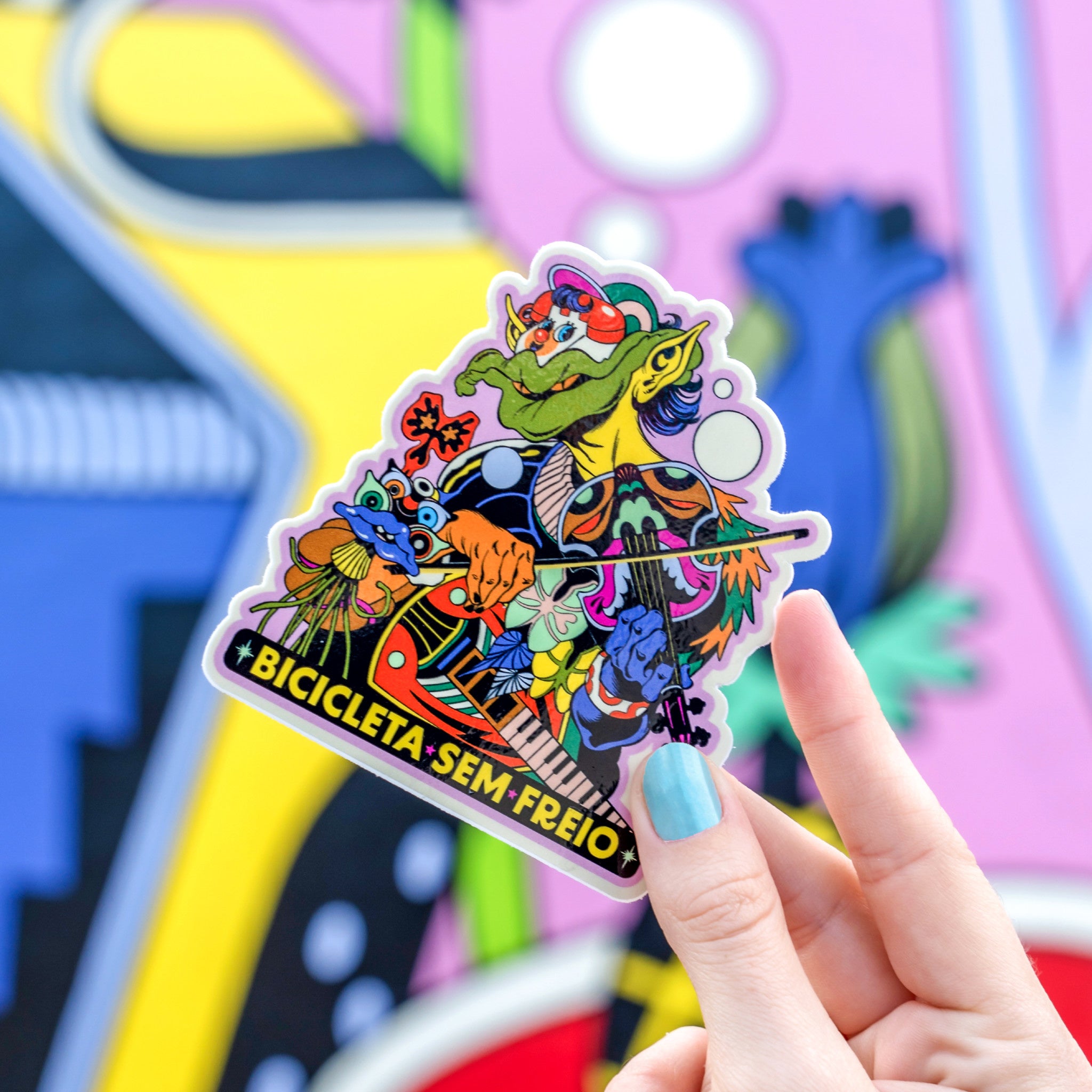 Bicicleta Sem Freio THE REHEARSAL Sticker Pack - Wynwood Walls Shop