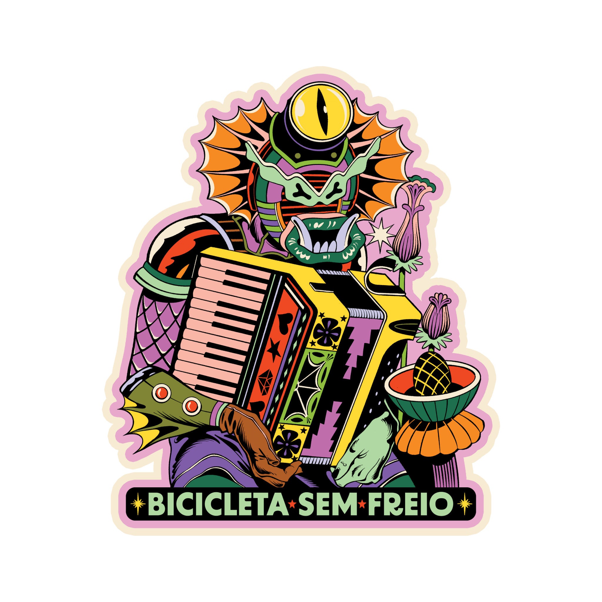 Bicicleta Sem Freio THE REHEARSAL Sticker Pack - Wynwood Walls Shop
