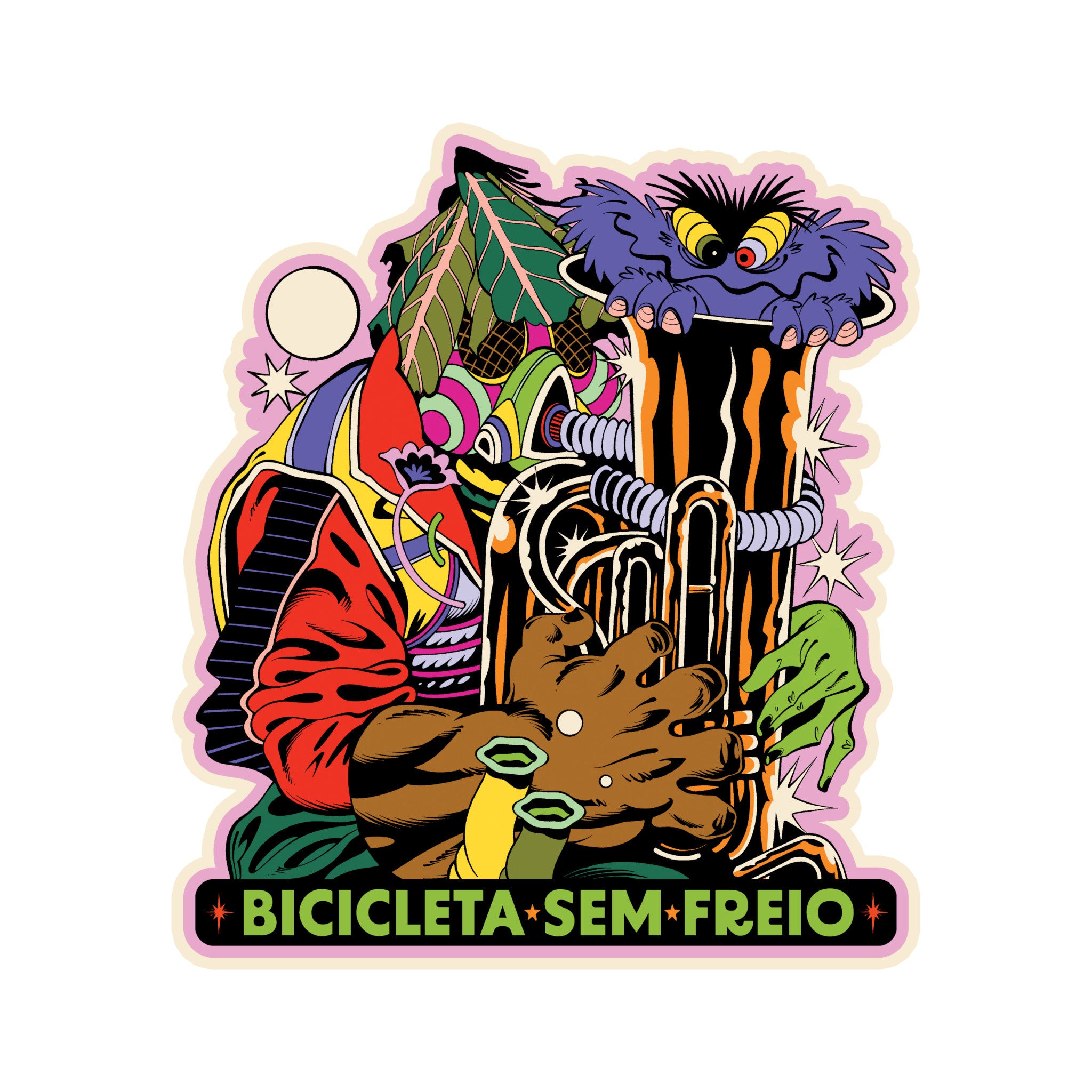 Bicicleta Sem Freio THE REHEARSAL Sticker Pack - Wynwood Walls Shop