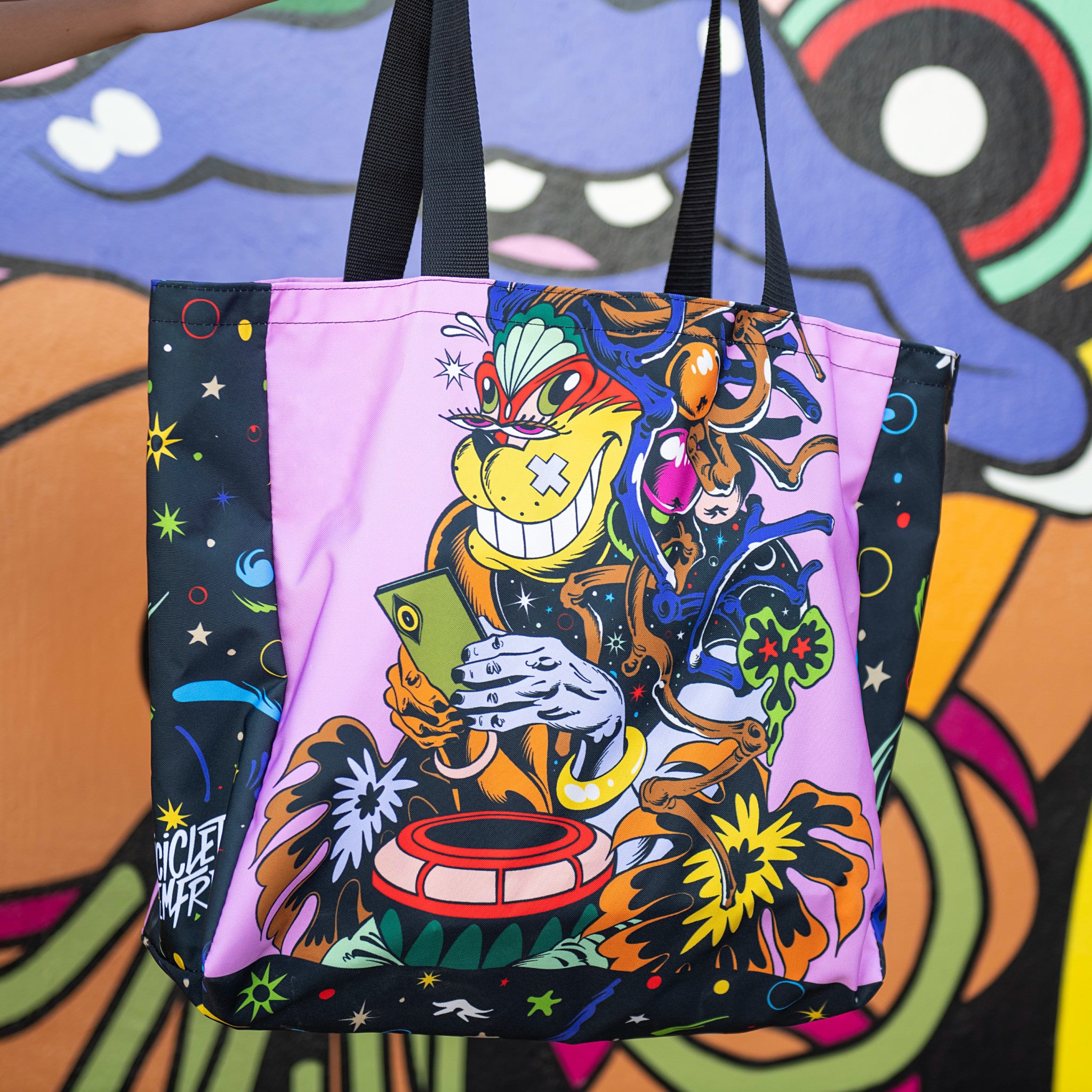 Bicicleta Sem Freio THE REHEARSAL Tote Bag - Wynwood Walls Shop
