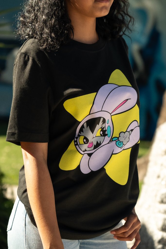 Bunny Kitty DAISY Wynwood Walls T-Shirt - Image 5