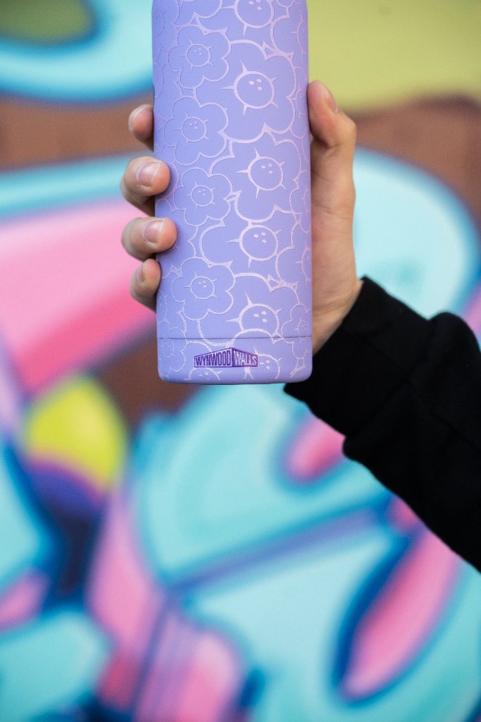 Bunny Kitty LEAP Purple Water Bottle 500mL - Image 10