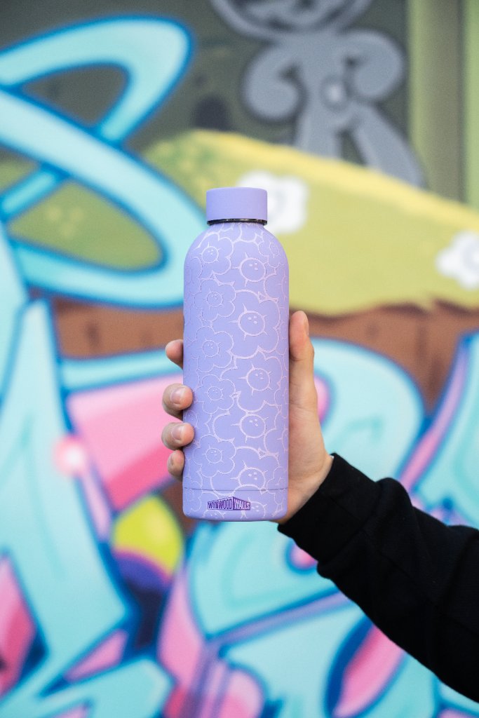 Bunny Kitty LEAP Purple Water Bottle 500mL - Image 8