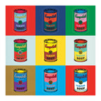 Apply Stickers - Campbell's Soup Cans Sticker Sheet 5 x 5 - Wynwood Walls Shop