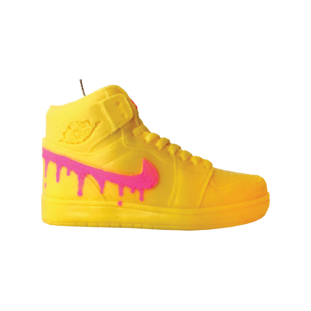 Don't Drip Yellow & Pink Candle - Wynwood Walls Shop