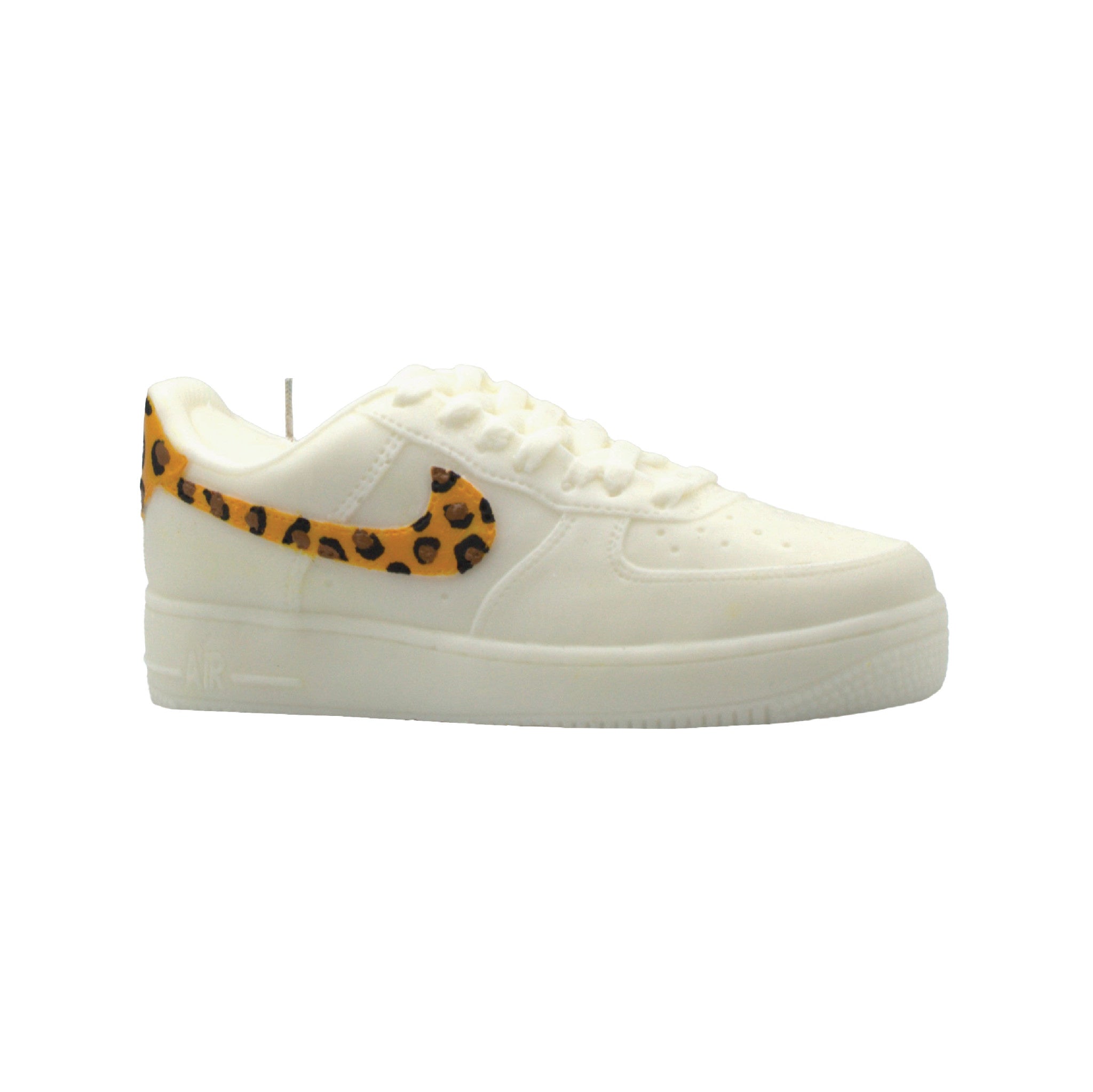 Low Top White & Leopard Candle - Wynwood Walls Shop