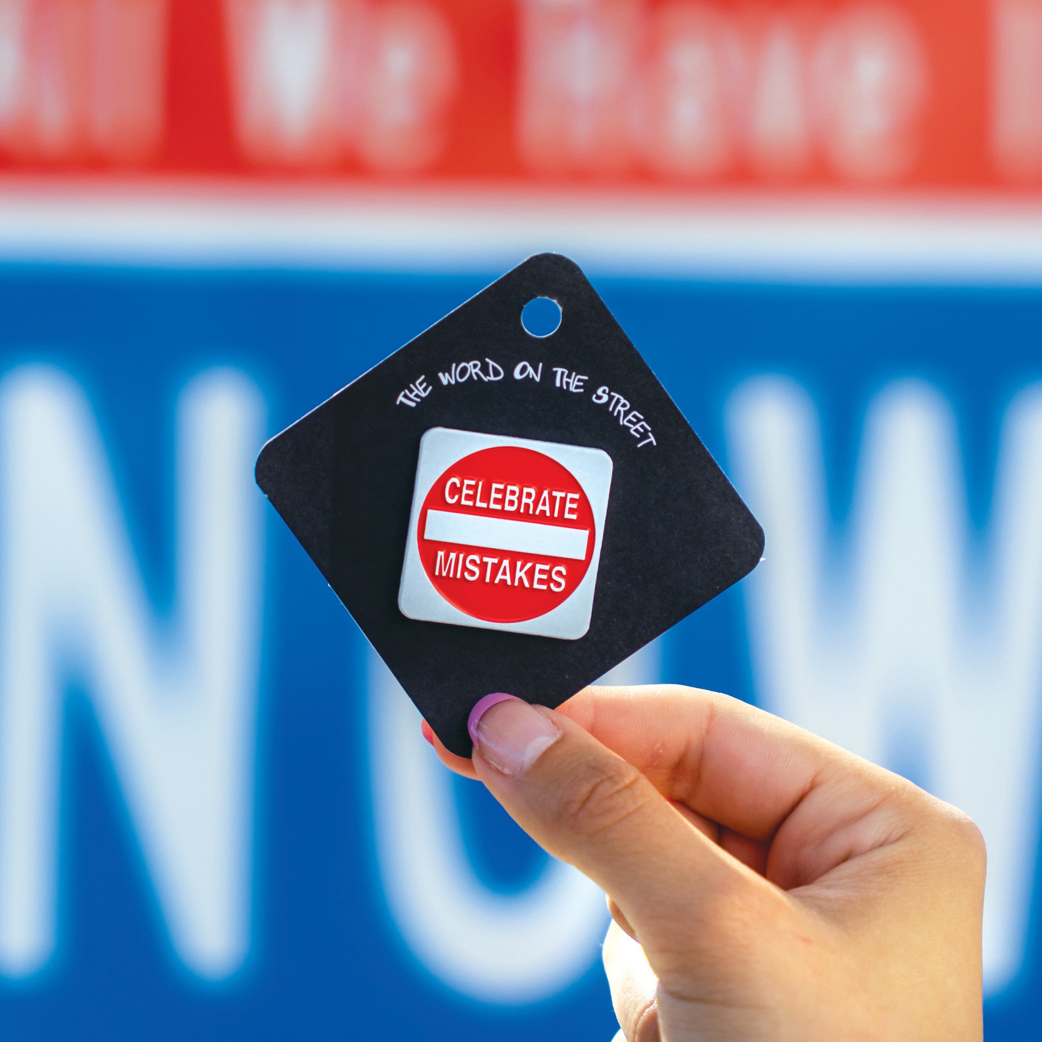 Scott Froschauer Celebrate Mistakes Pin - Wynwood Walls Shop