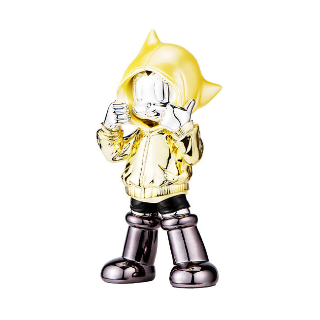 Astro Boy Chrome Hoodie - Gold & Yellow - Wynwood Walls Shop