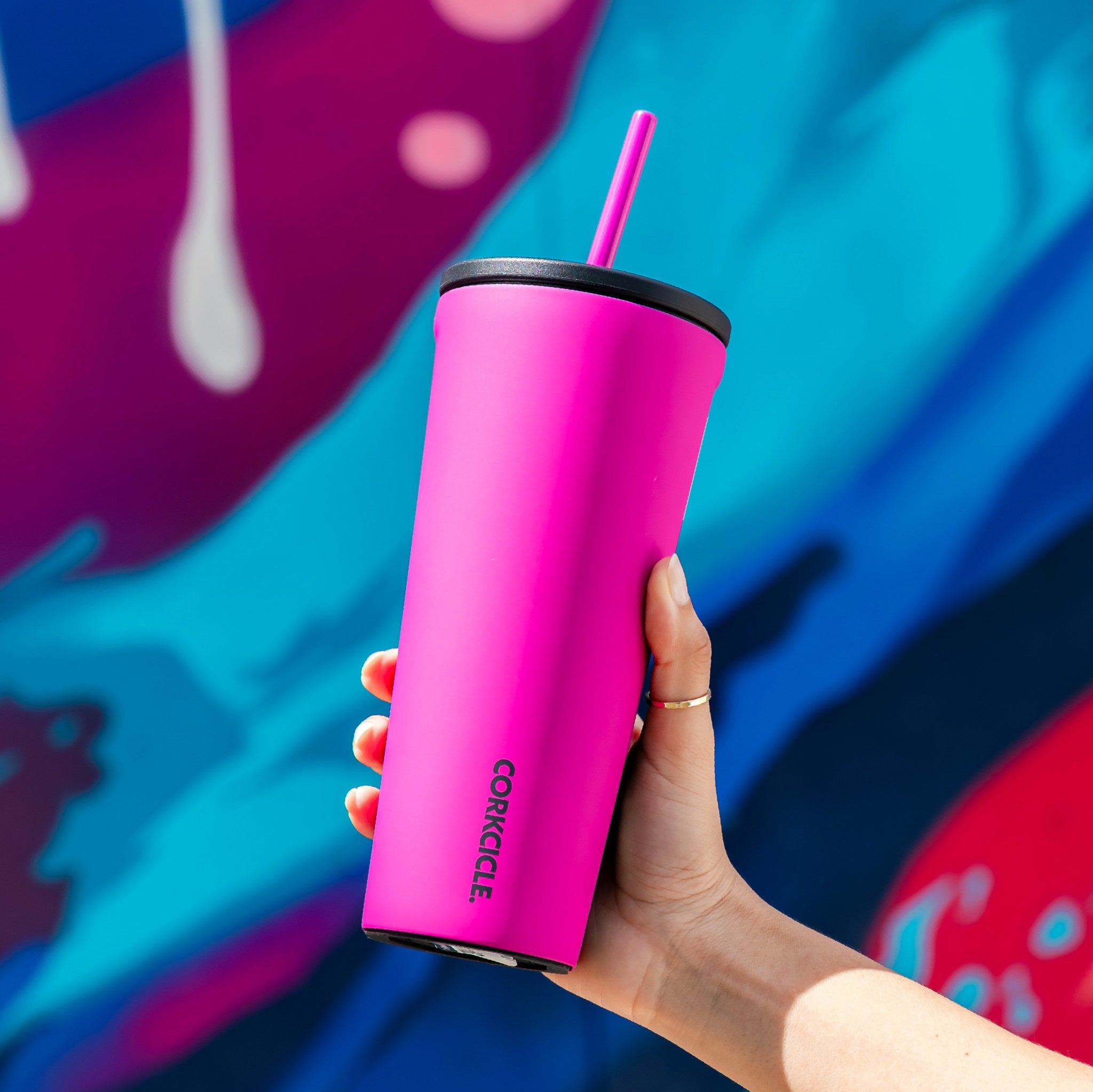 Cold Cup - 24oz Gloss Berry Punch - Wynwood Walls Shop