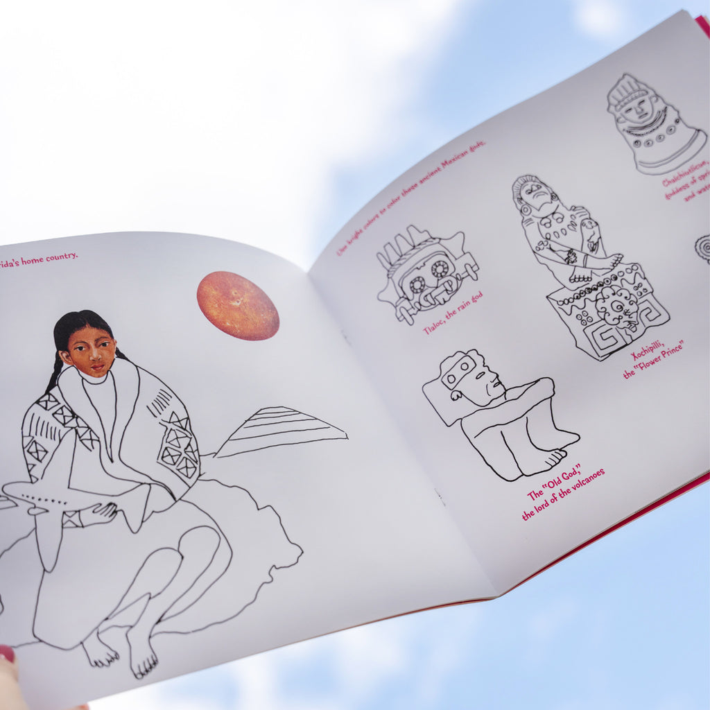 Coloring Book Frida Kahlo - Wynwood Walls Shop