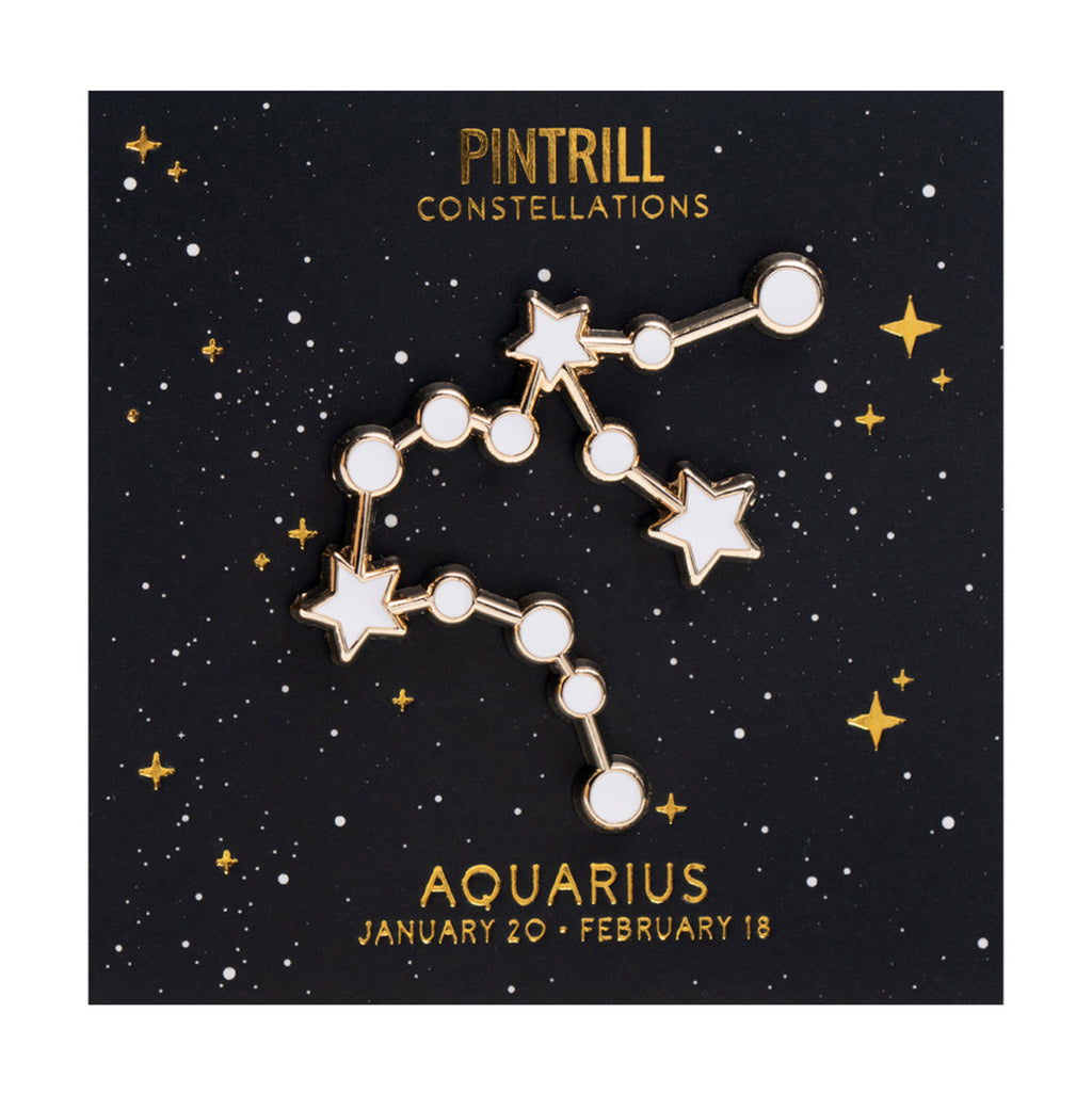Constellations - Aquarius Pin - Wynwood Walls Shop