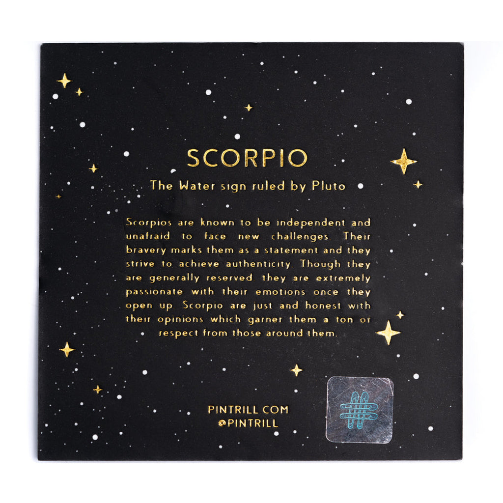 Constellations - Scorpio Pin - Wynwood Walls Shop