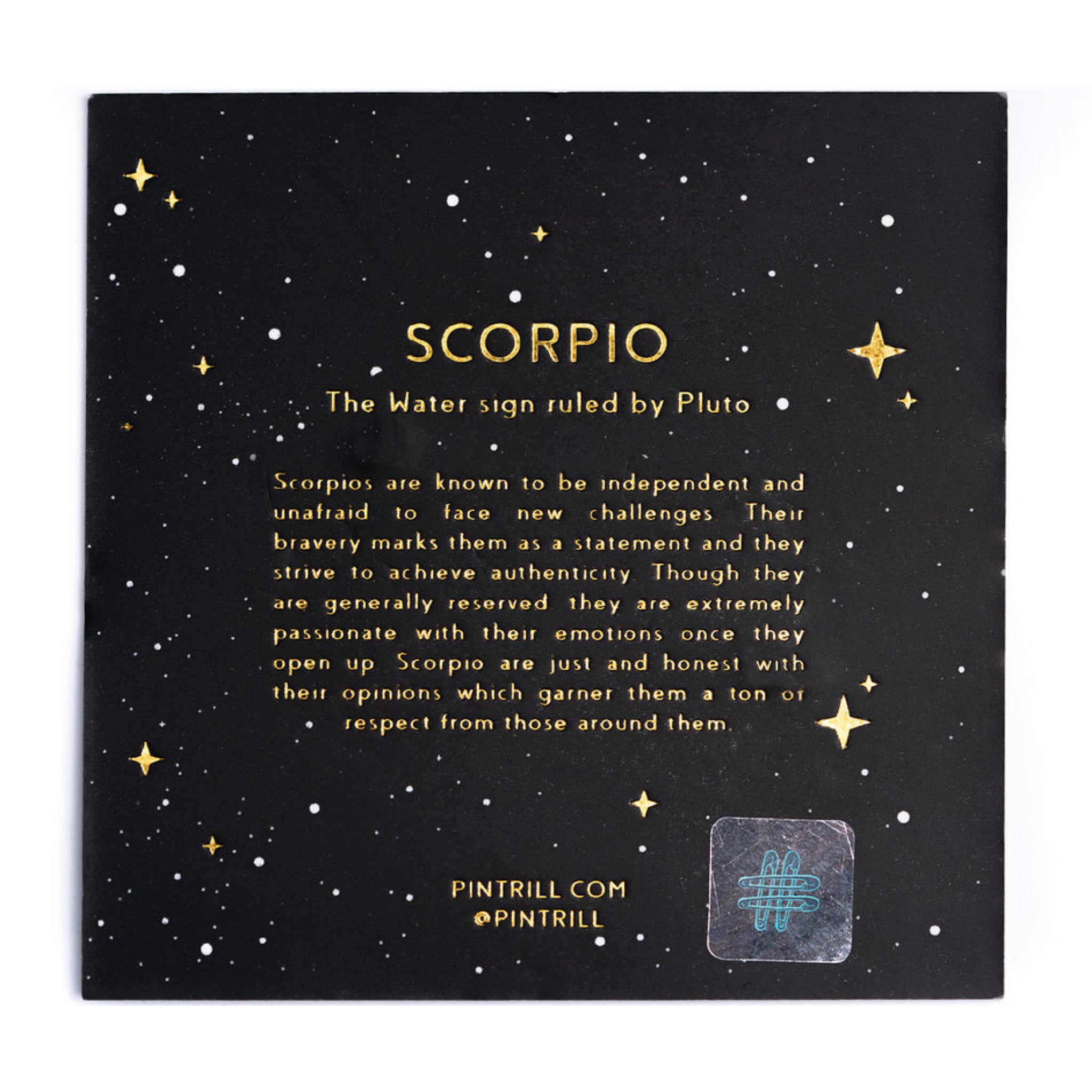 Constellations - Scorpio Pin - Wynwood Walls Shop