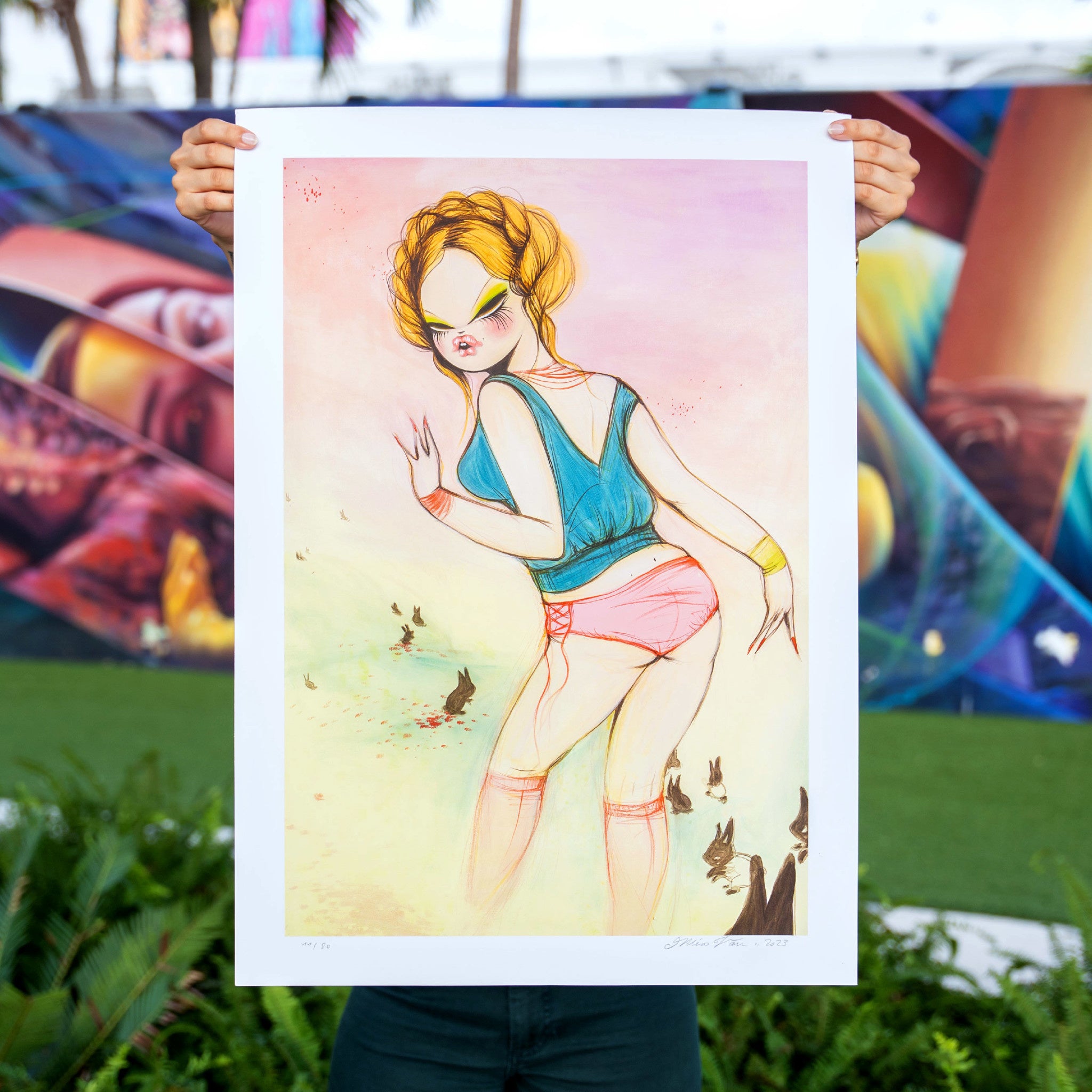 Miss Van COUNTRY GIRL Print - Wynwood Walls Shop