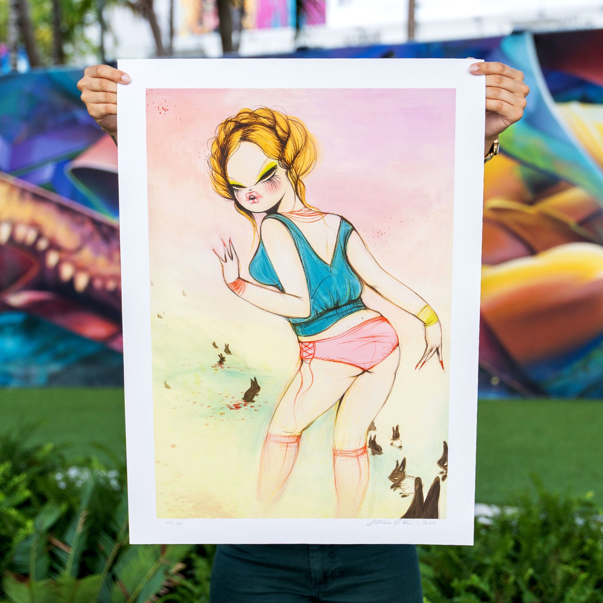 Miss Van COUNTRY GIRL Print - Wynwood Walls Shop