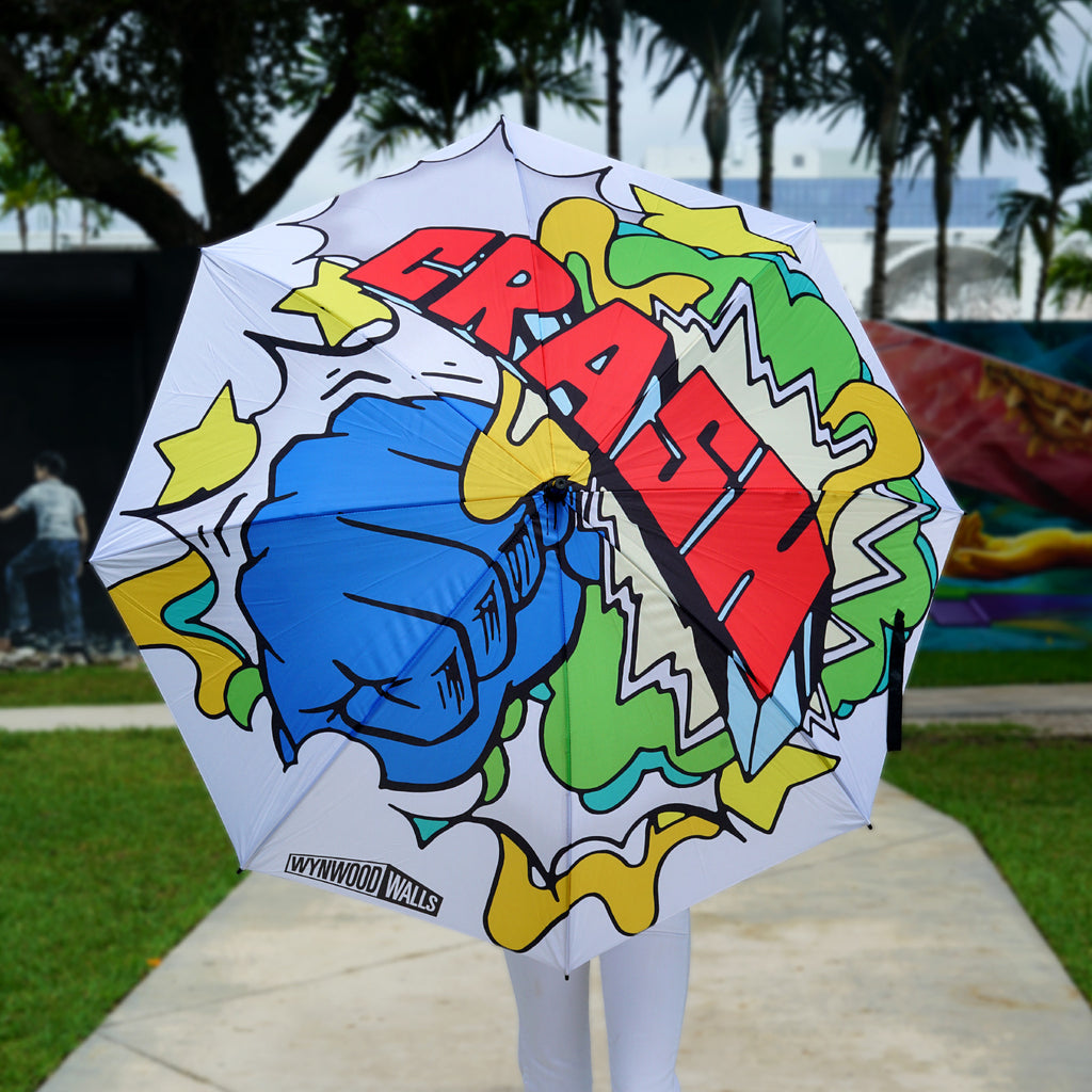 Crashone x Wynwood Walls COMIX Umbrella - Wynwood Walls Shop