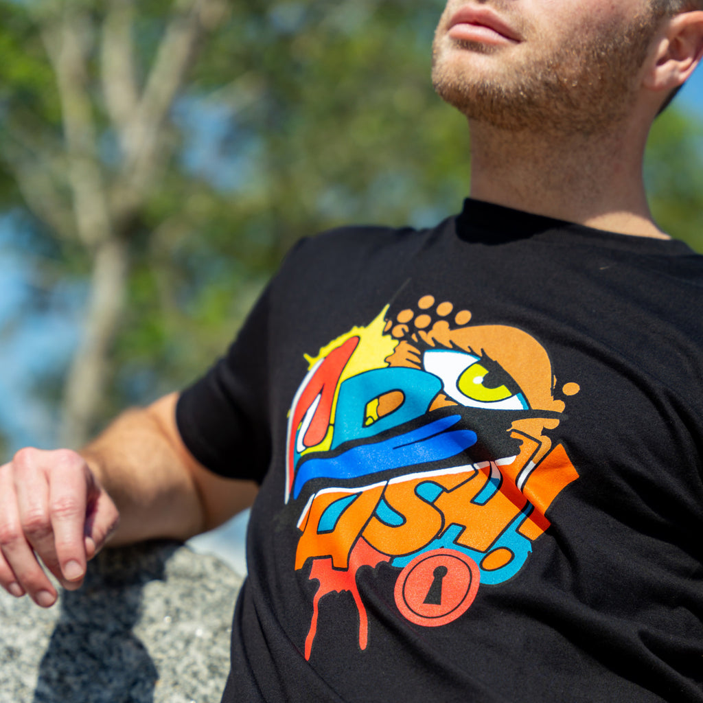 Crash x Tango Hotel Black Tee II - Wynwood Walls Shop
