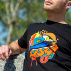 Crash x Tango Hotel Black Tee II - Wynwood Walls Shop