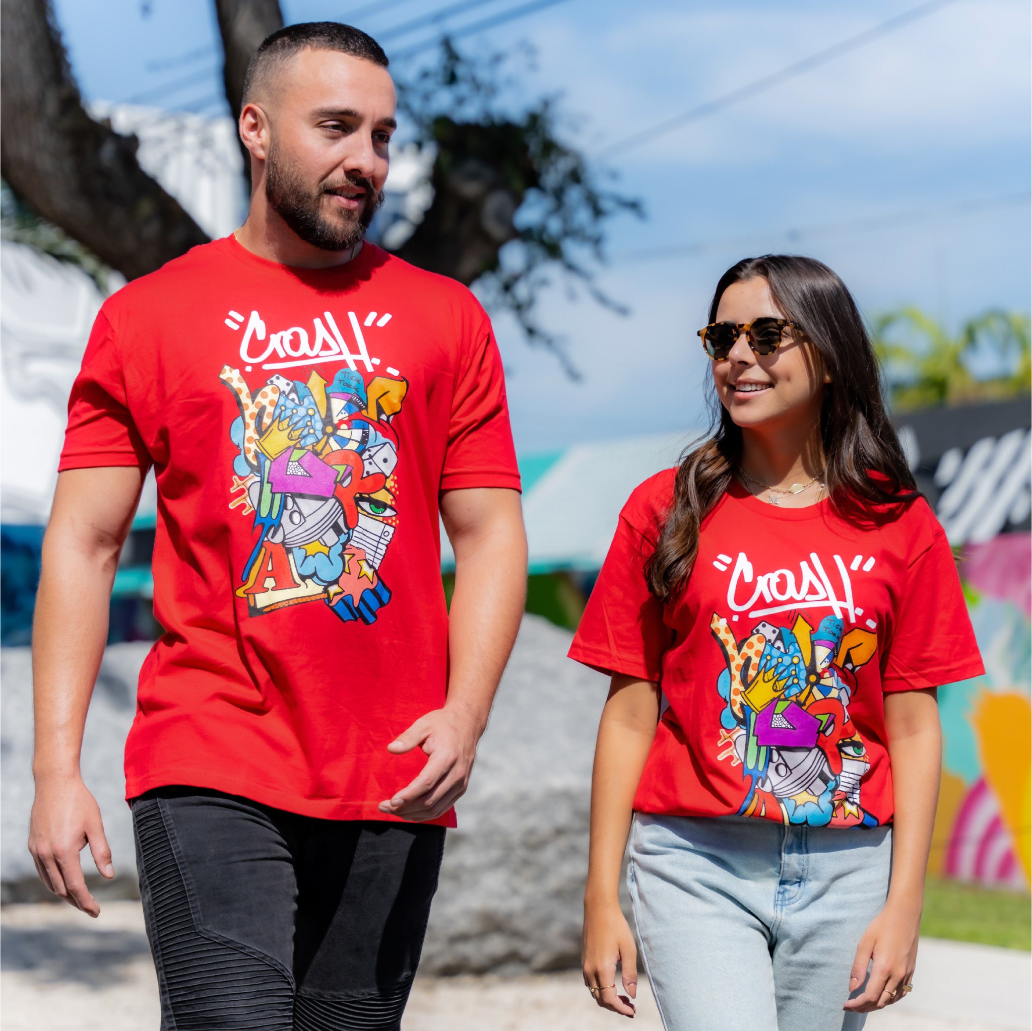 Crash x Tango Hotel Red Tee - Wynwood Walls Shop