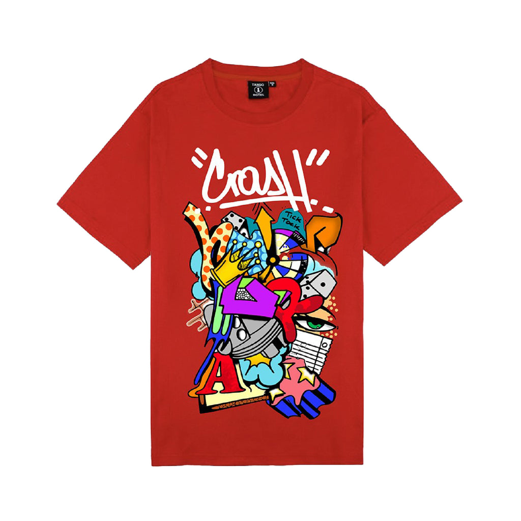 Crash x Tango Hotel Red Tee - Wynwood Walls Shop