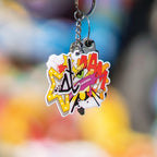 Crash Print Keychain - Wynwood Walls Shop