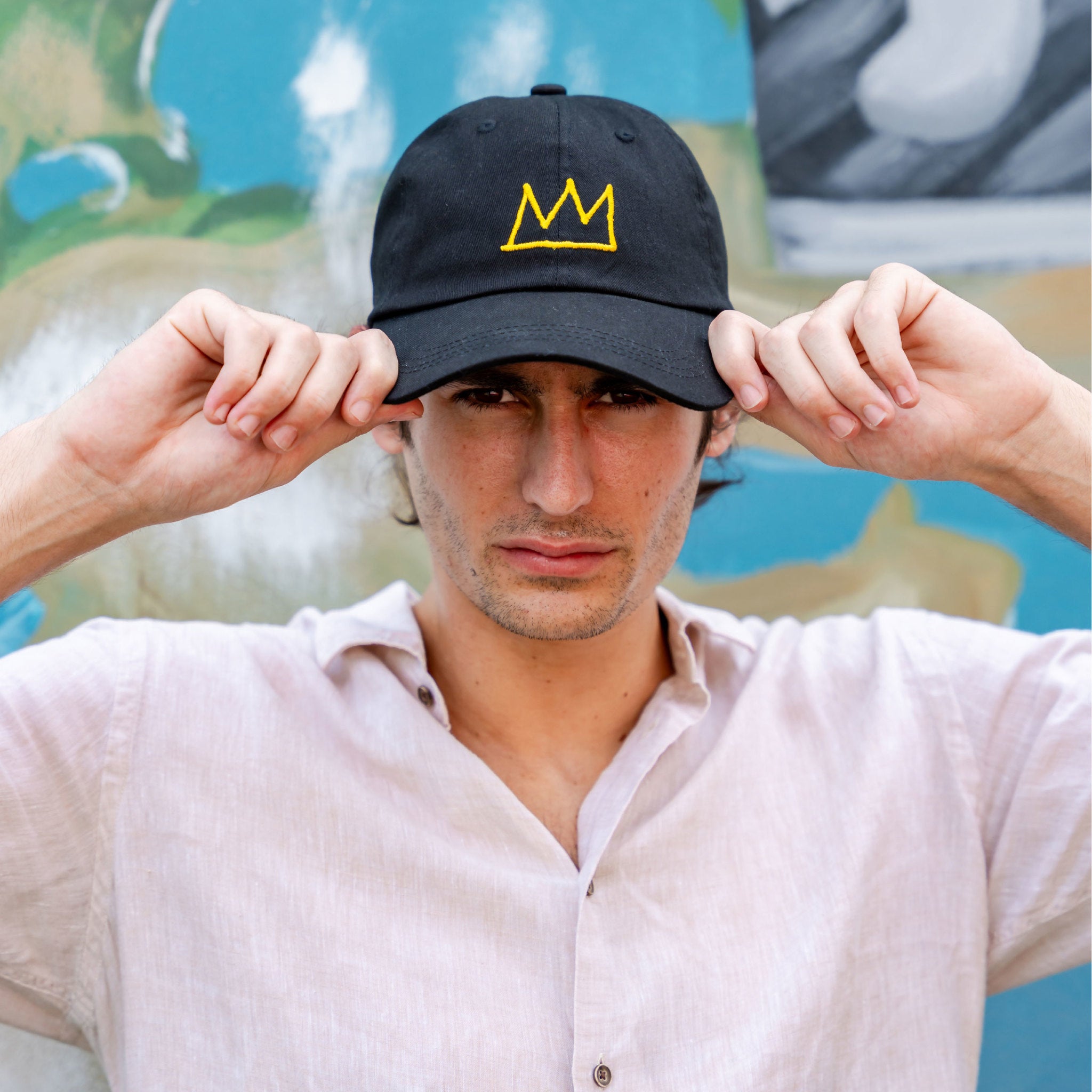 Basquiat CROWN Icon Dad Cap - Wynwood Walls Shop