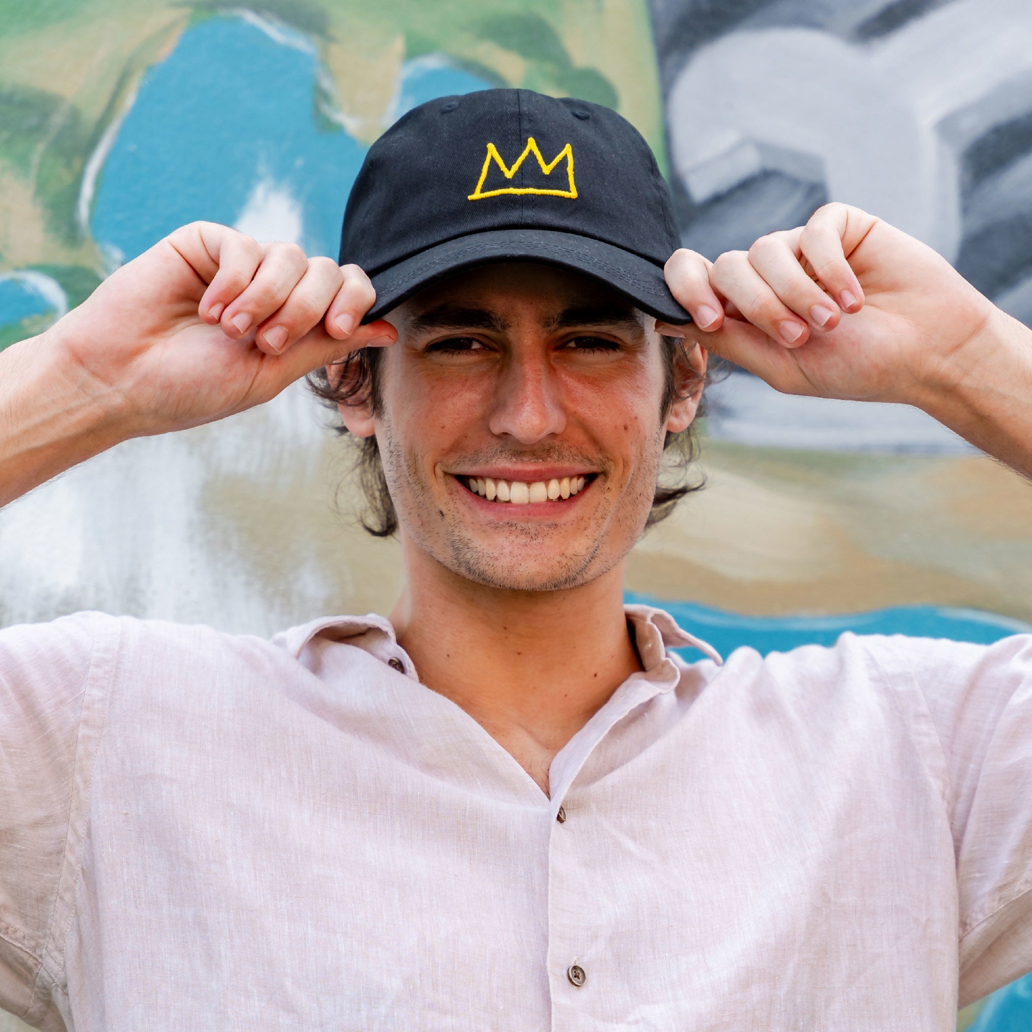 Basquiat CROWN Icon Dad Cap - Wynwood Walls Shop