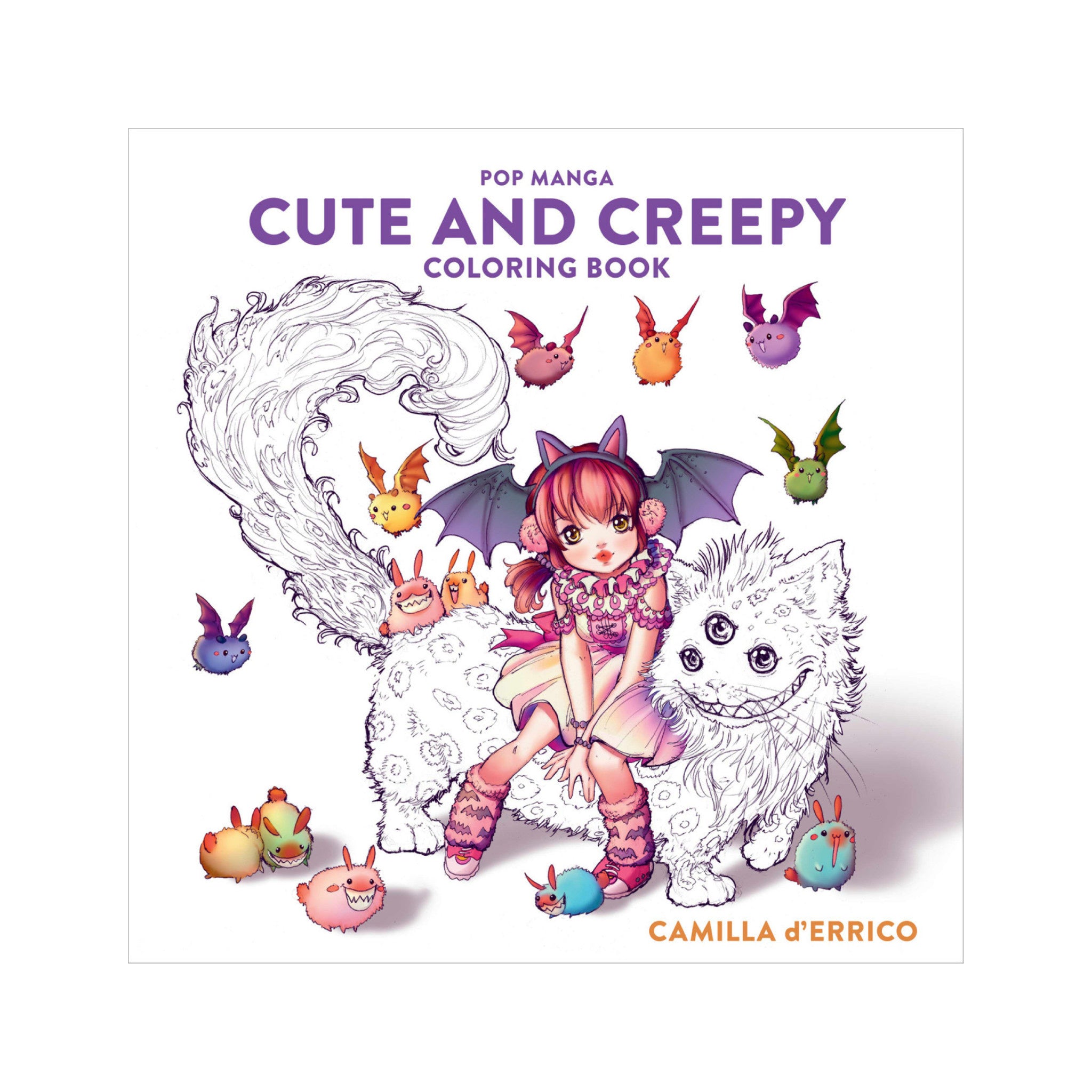 Pop Manga Cute and Creepy Coloring Book - Wynwood Walls Shop