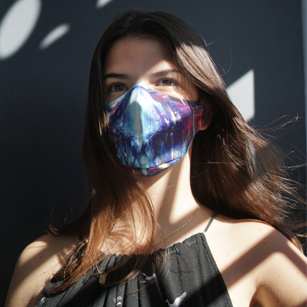 DAN KITCHENER STREETS OF NEON x Wynwood Walls ENRO Facemask - Wynwood Walls Shop