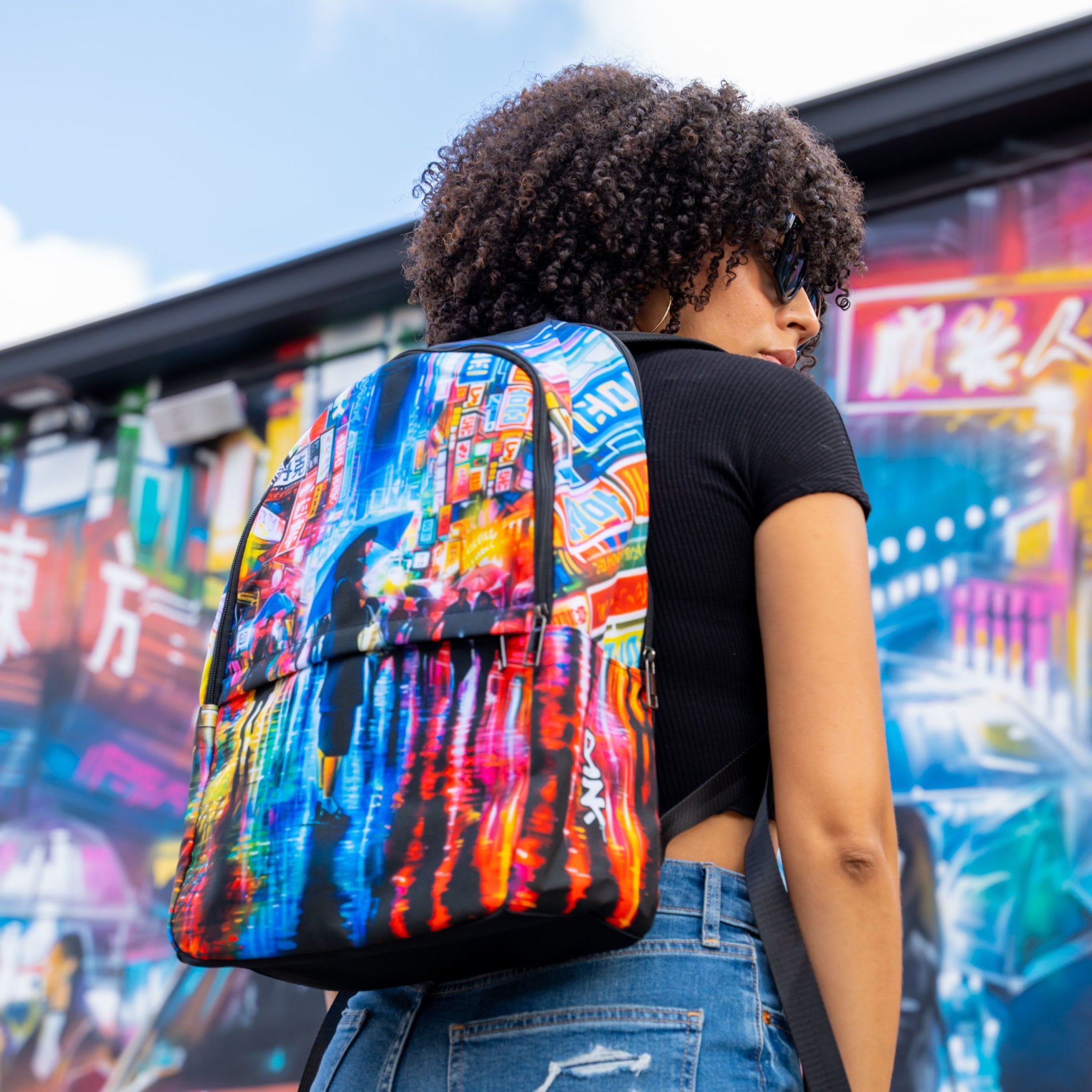Dan Kitchener LOST IN TRANSLATION Wynwood Walls Laptop Backpack - Last Chance Secondary image
