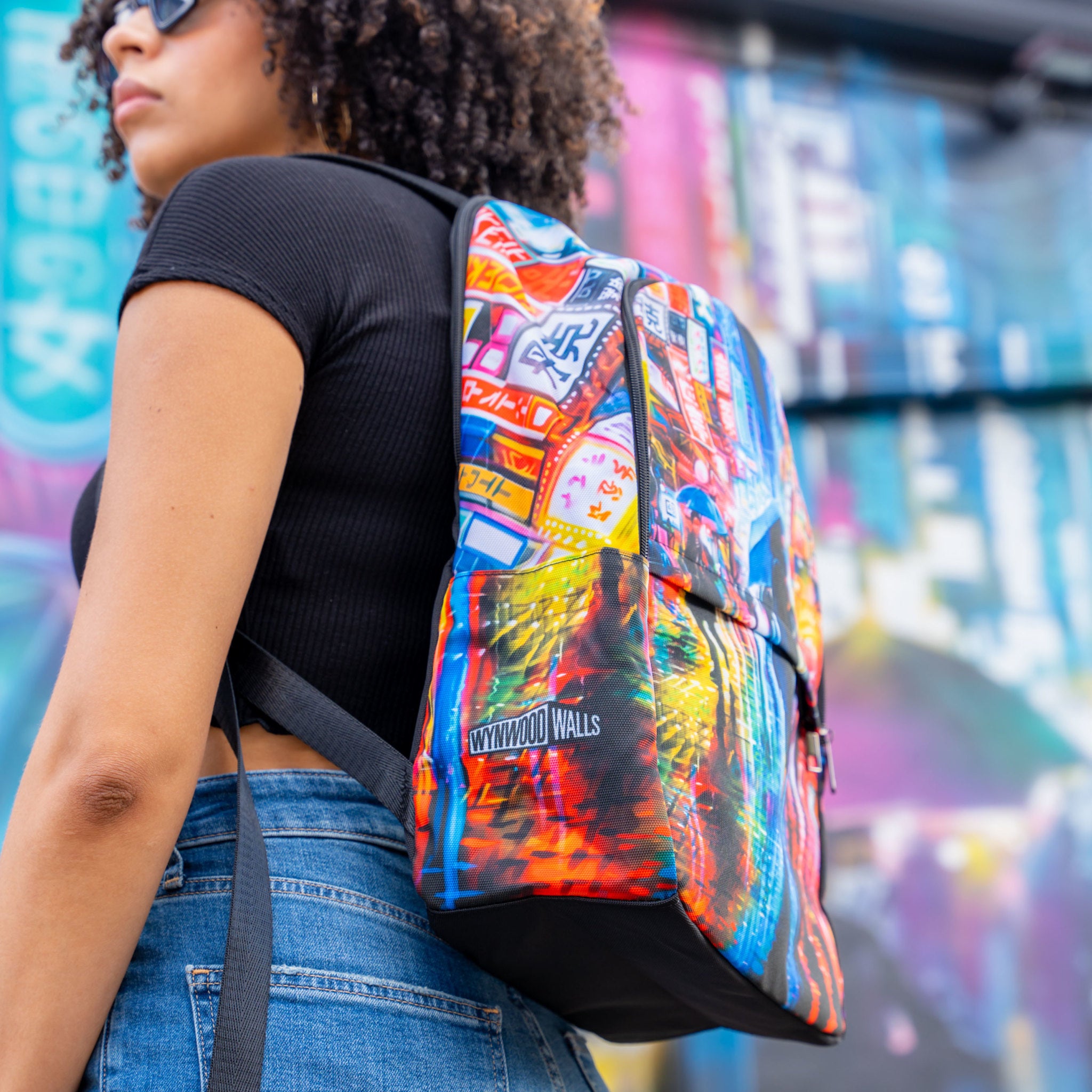 Dan Kitchener LOST IN TRANSLATION Wynwood Walls Laptop Backpack - Wynwood Walls Shop