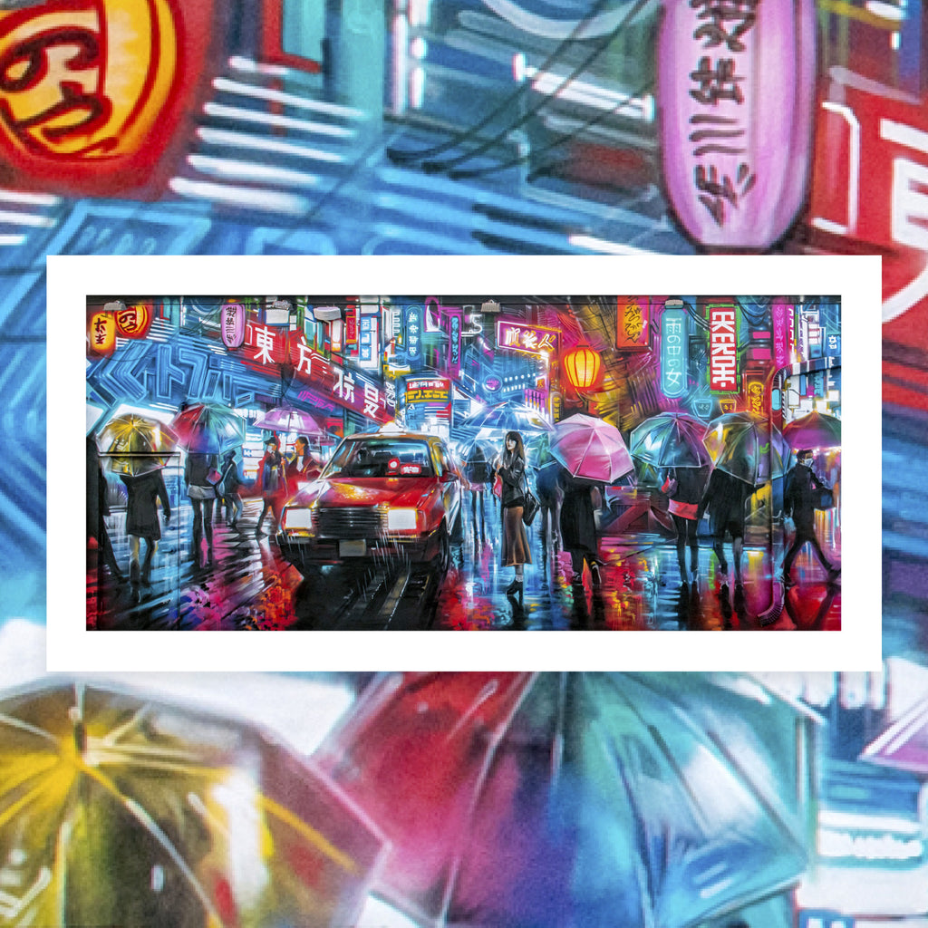 DAN KITCHENER Girl in the Rain Print - Wynwood Walls Shop