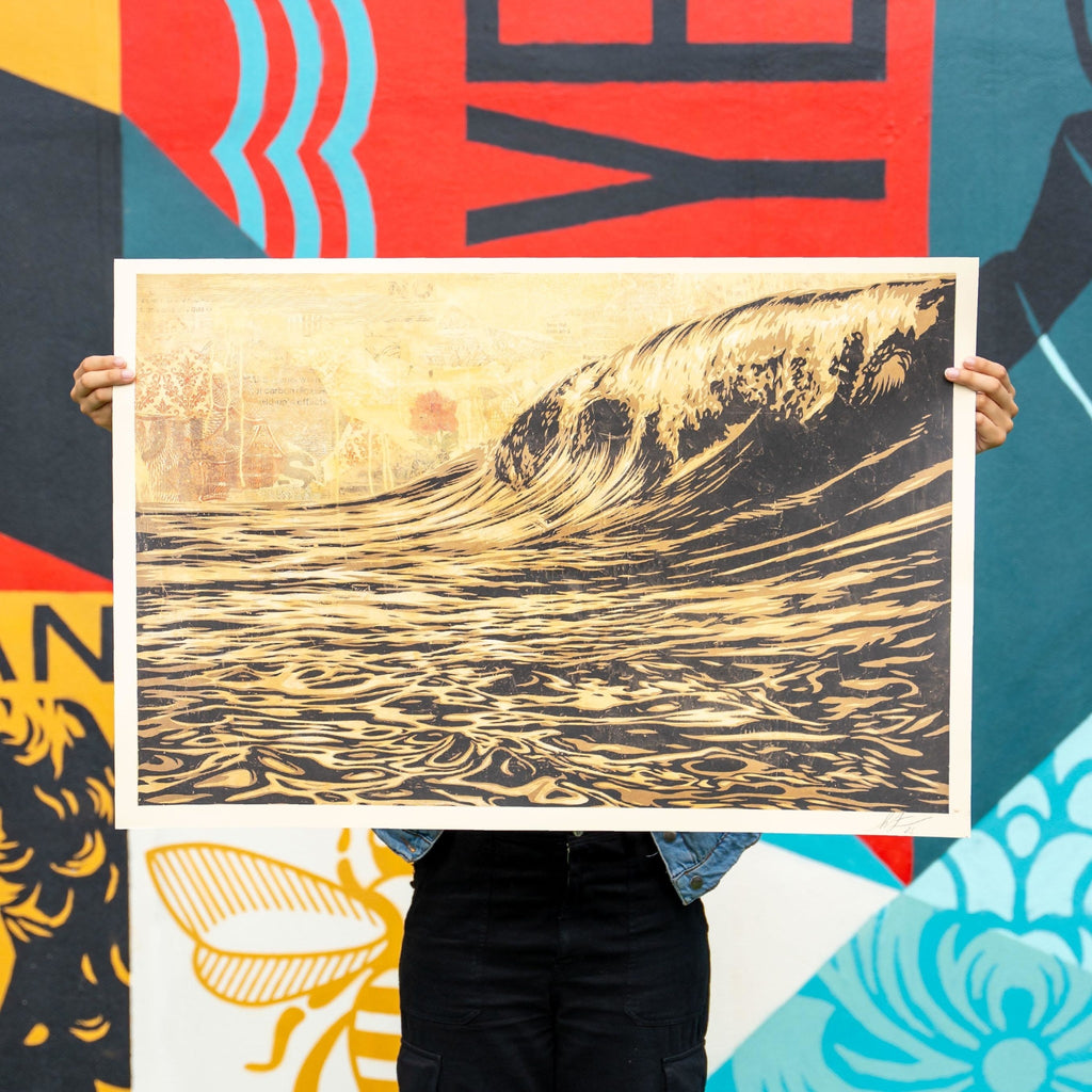 Shepard Fairy Dark Wave Signed Offset Lithograph - Wynwood Walls Shop