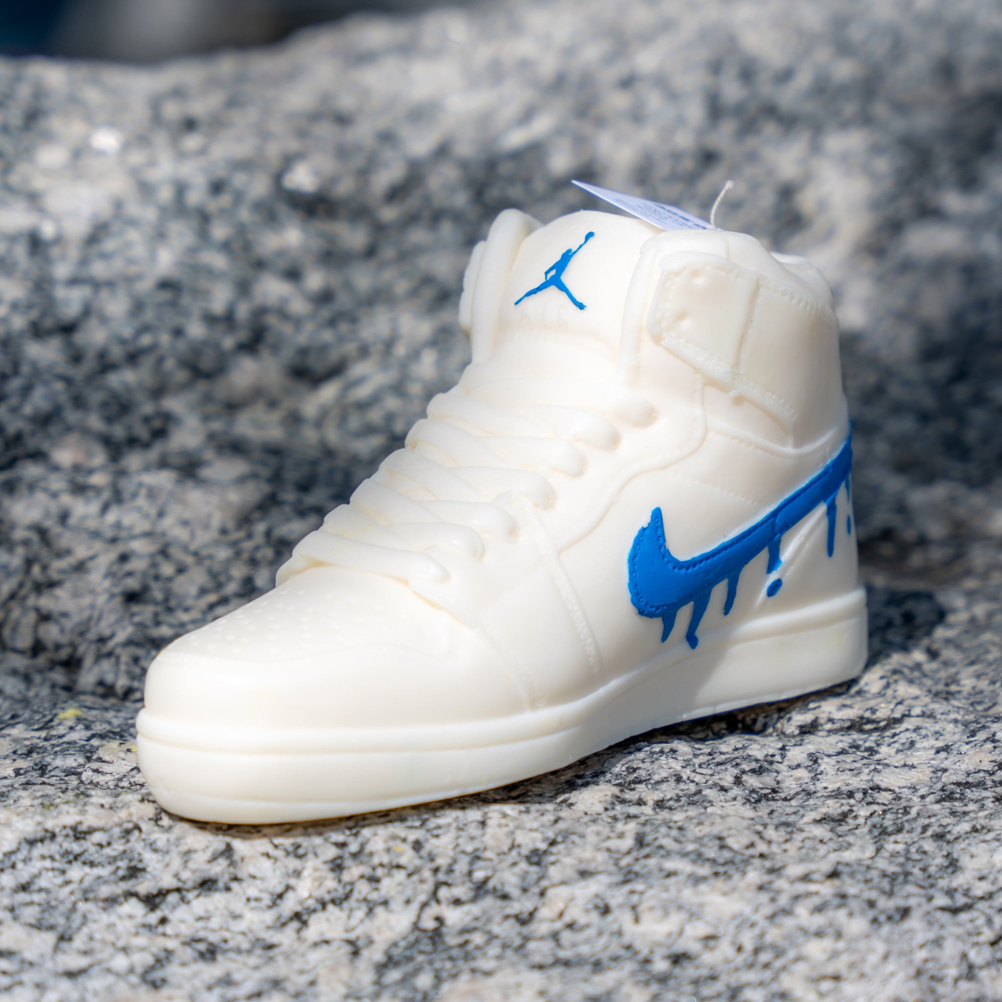 Don't Drip White & Blue Candle - Wynwood Walls Shop