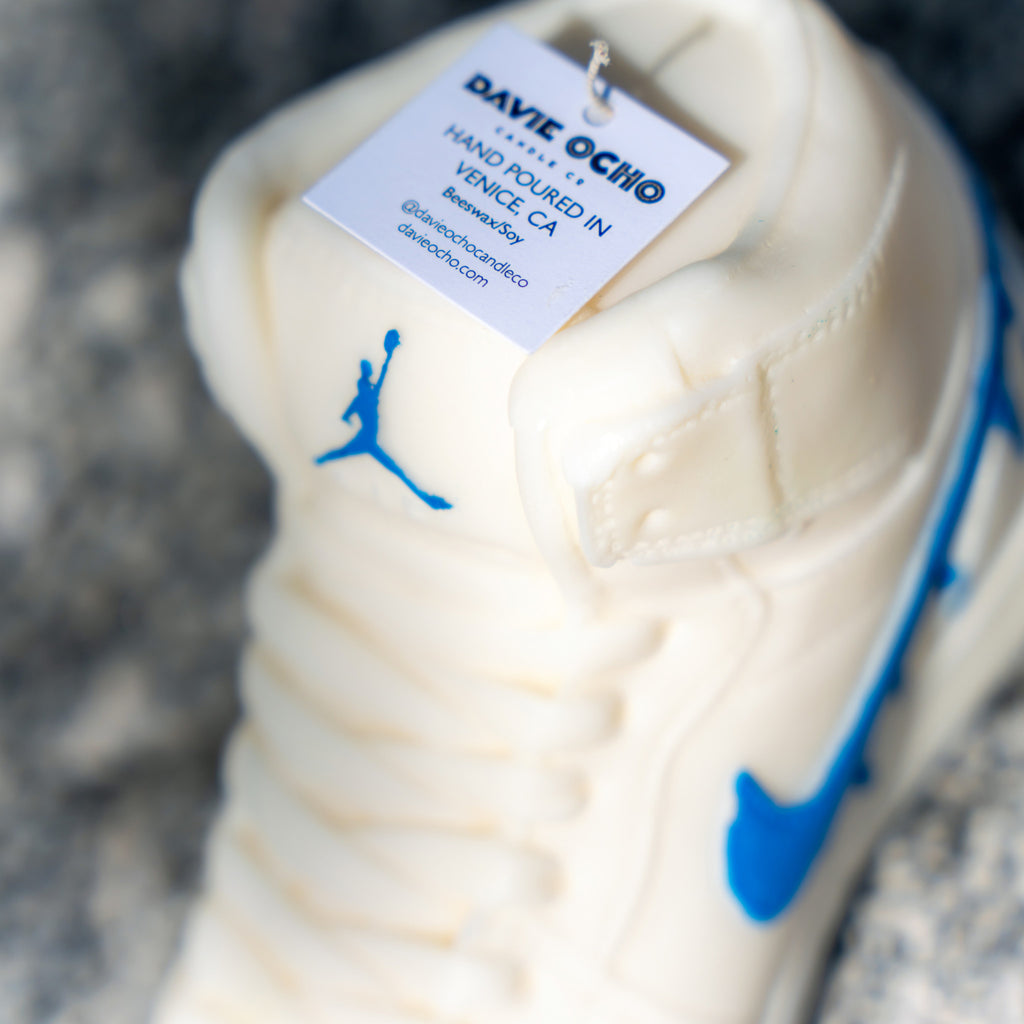 Don't Drip White & Blue Candle - Wynwood Walls Shop