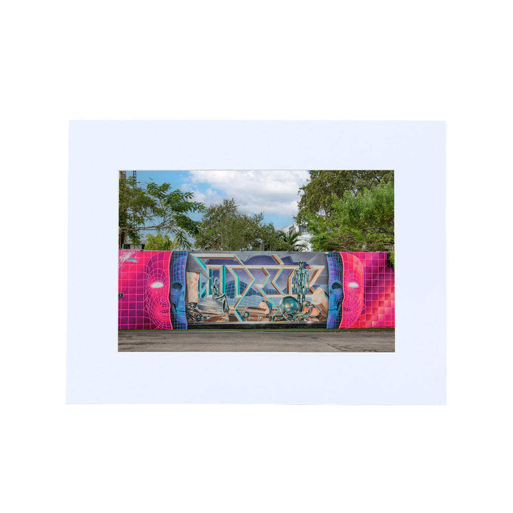 DRIK THE VILLAIN Matted Print 2022 - Wynwood Walls Shop