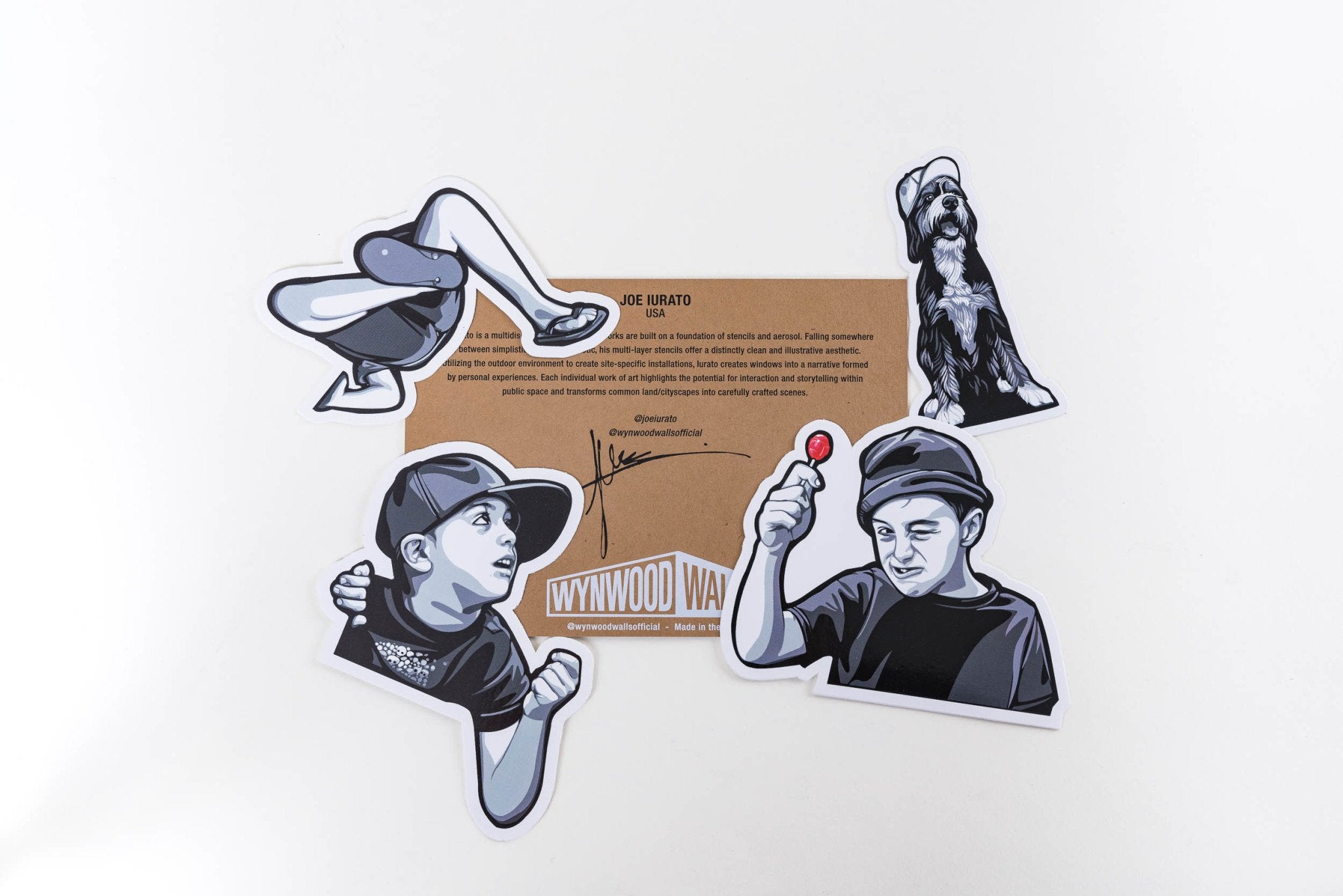 Joe Iurato Sticker Pack - Wynwood Walls Shop