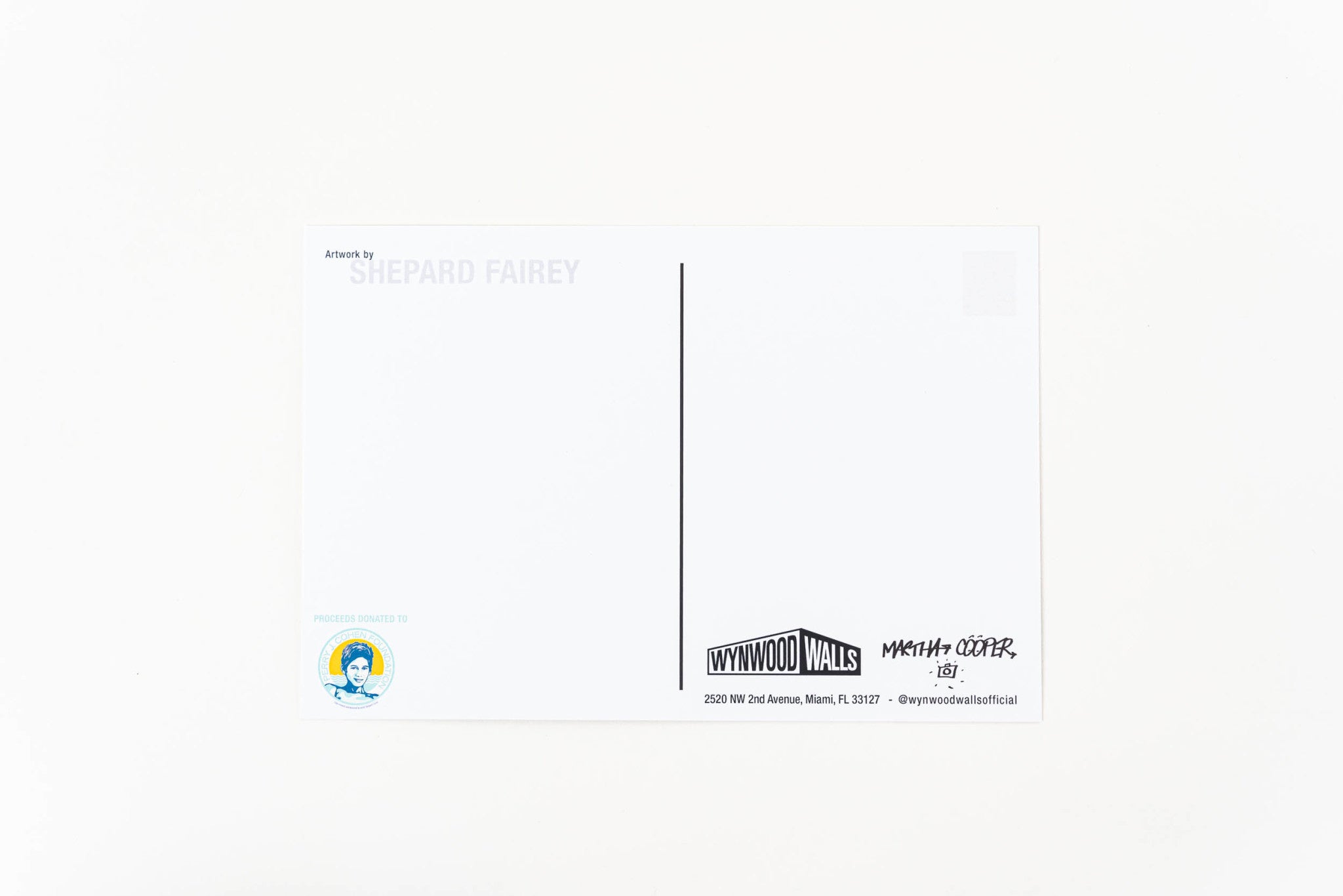 Shepard Fairey Postcard 2014 - Wynwood Walls Shop