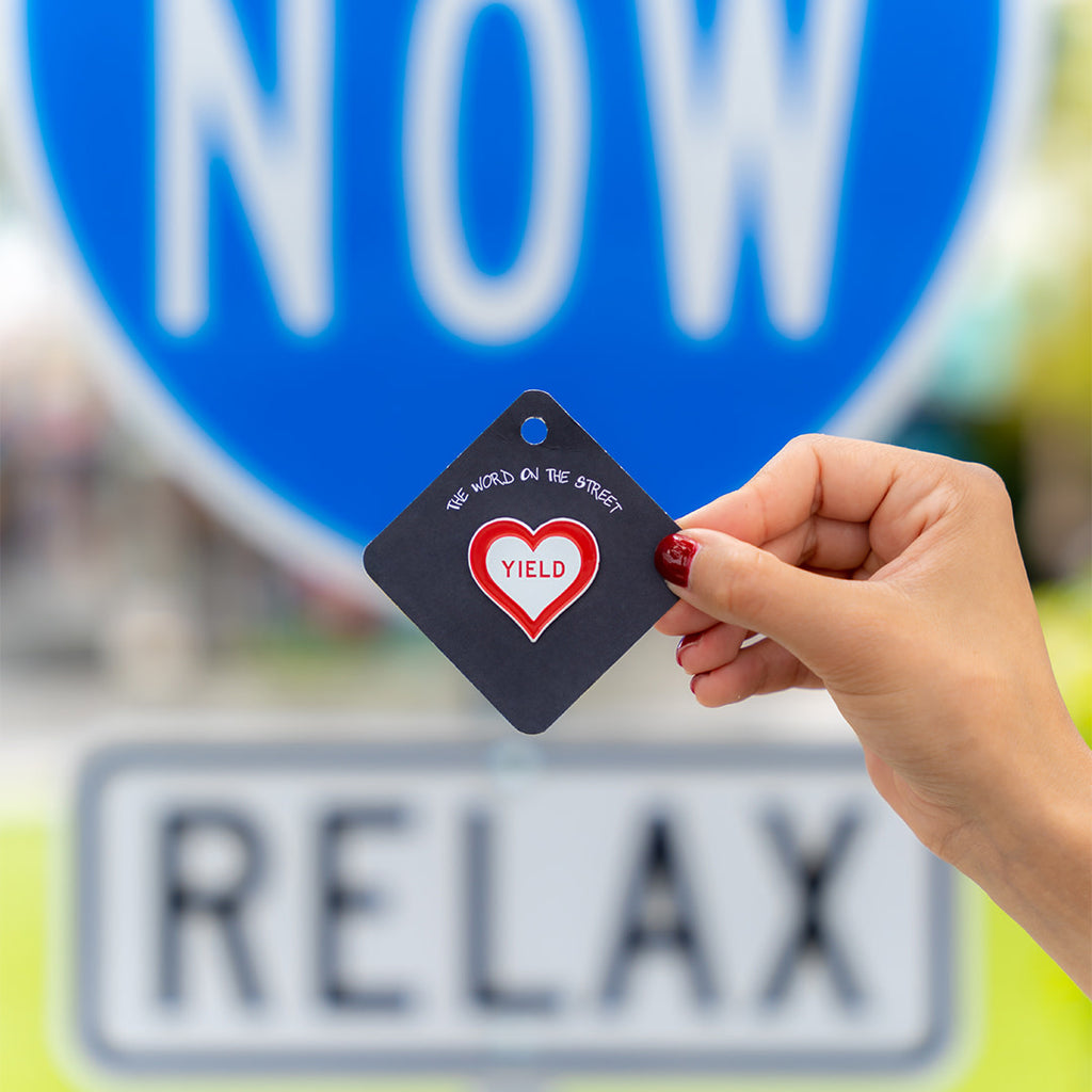 Scott Froschauer Yield Heart Pin - Wynwood Walls Shop