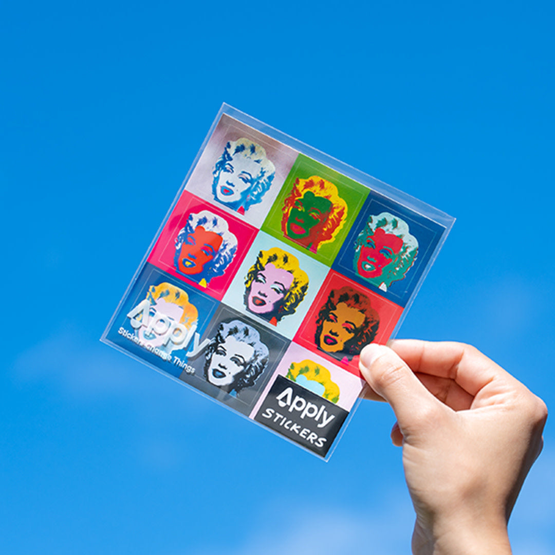 Apply Stickers - Marilyn by Warhol Sticker Sheet 5x5 - Wynwood Walls Shop