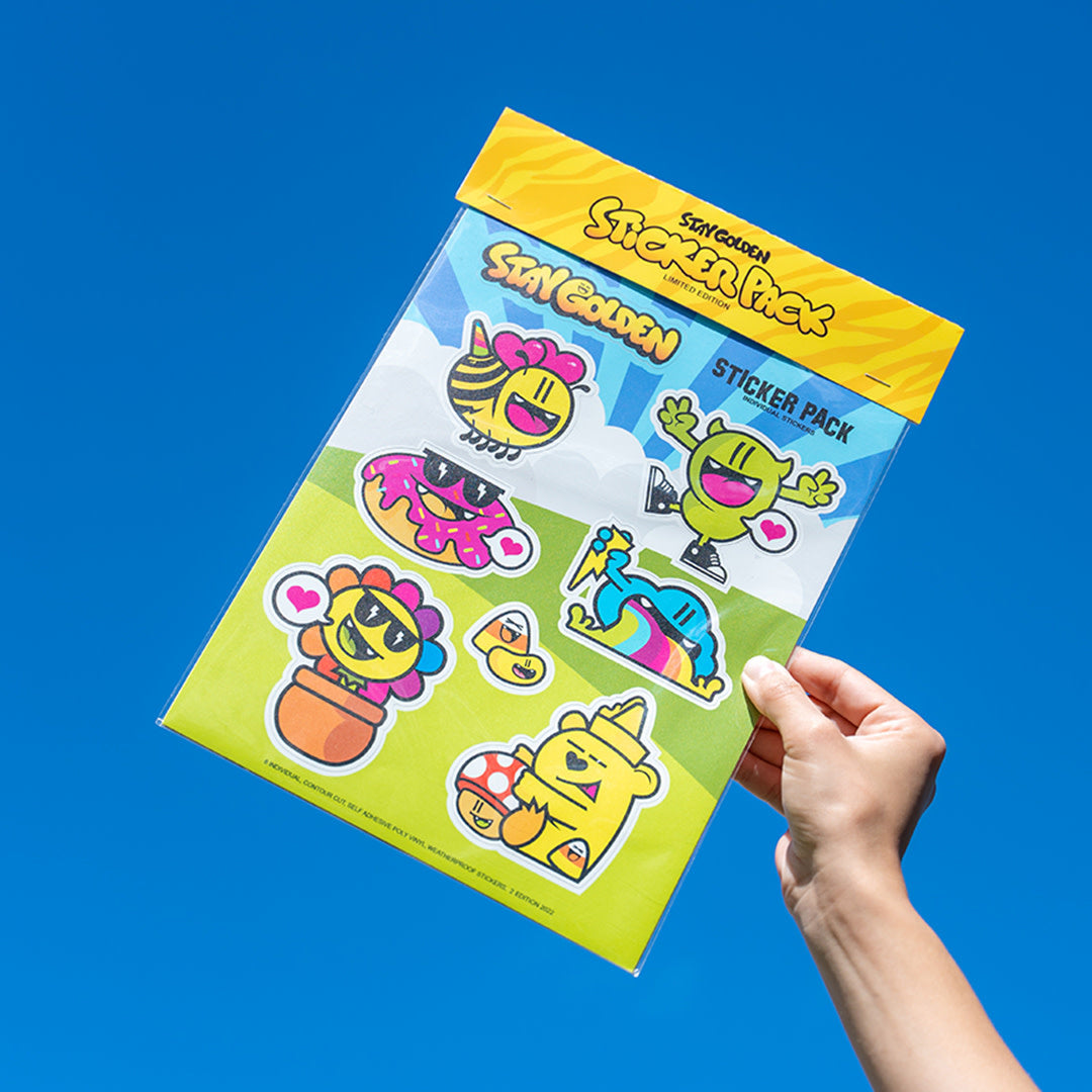 Mixed Sticker Sheet Golden305 Second Edition - Wynwood Walls Shop Main image